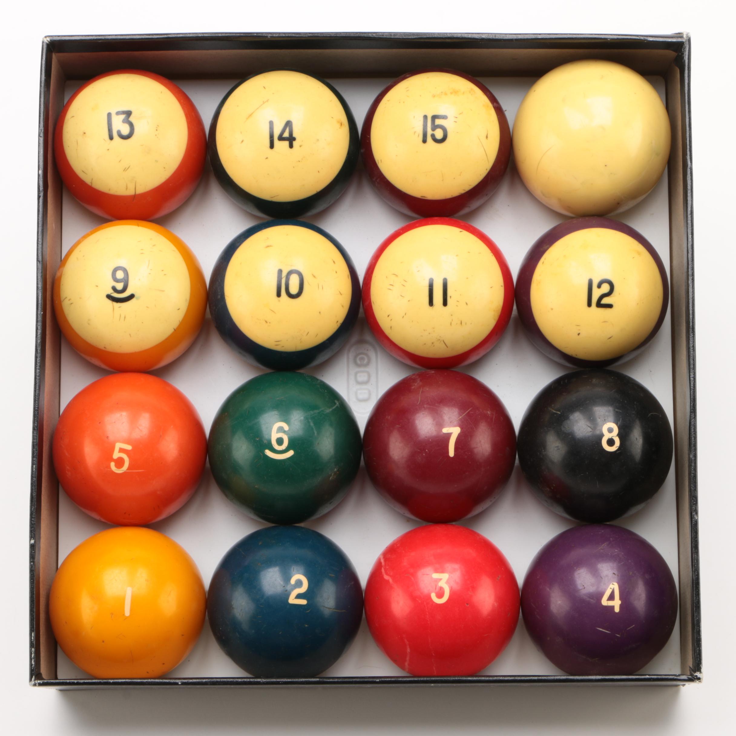 Billiards Balls Set EBTH