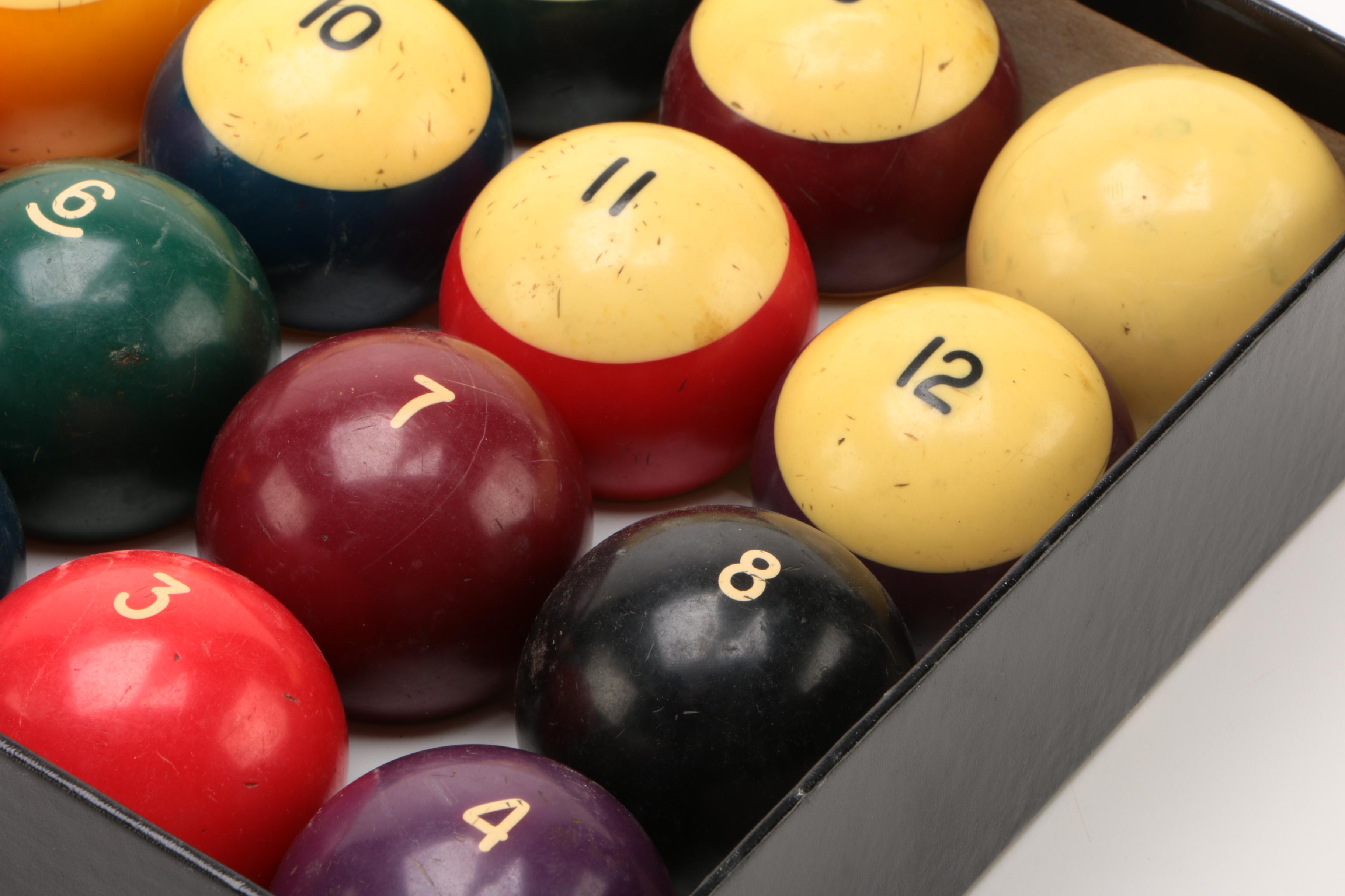 Billiards Balls Set EBTH
