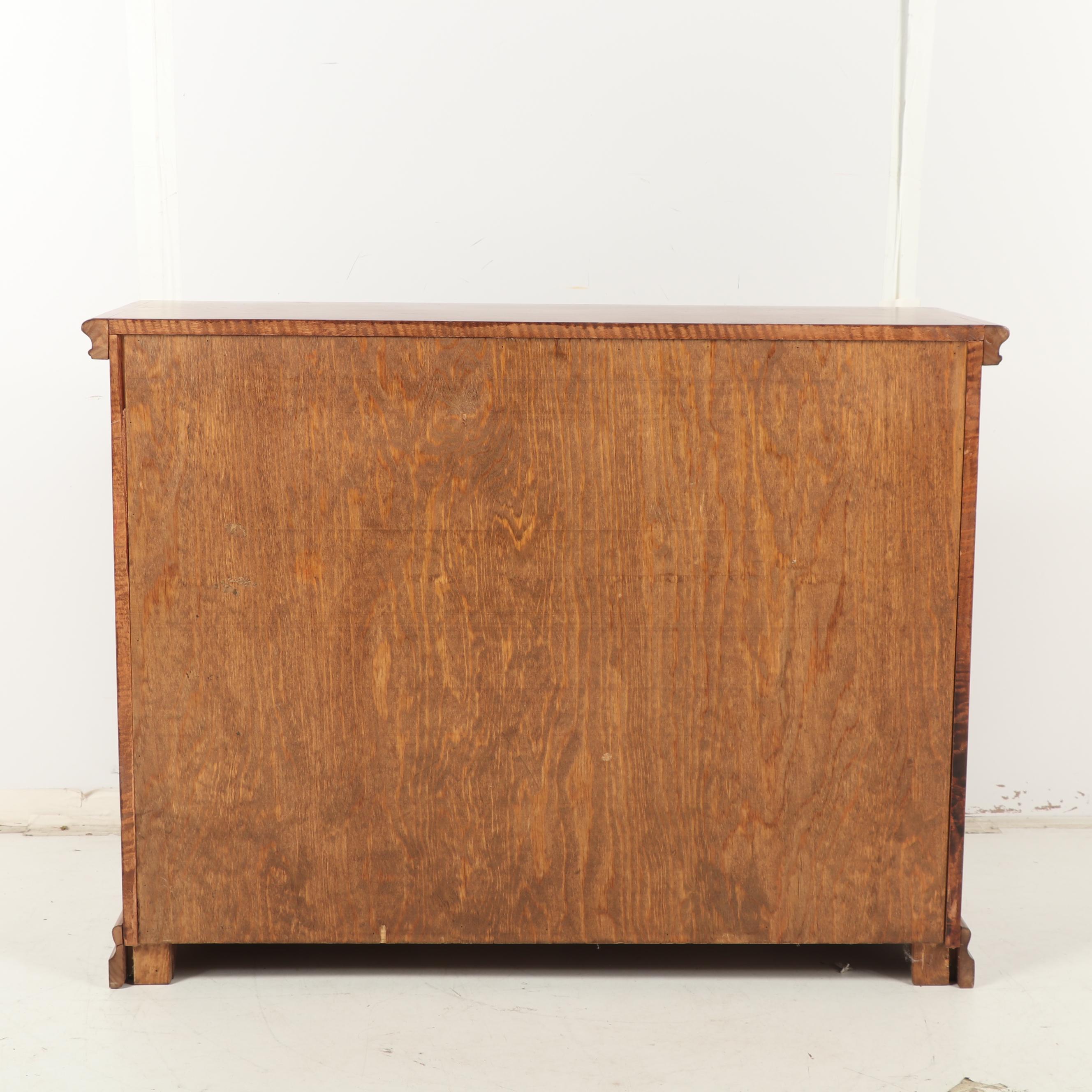 Contemporary Hardwood Dresser with Texas Star Drawer Pulls EBTH