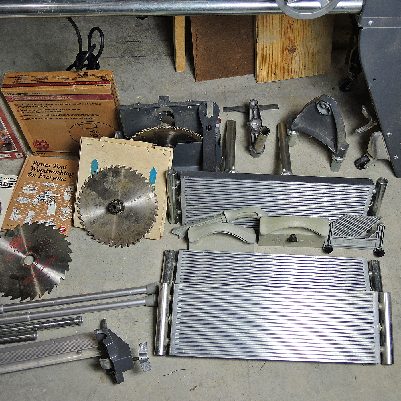 ShopSmith Band Saw, Lathe, Table Saw, Horizontal Boring Drill and