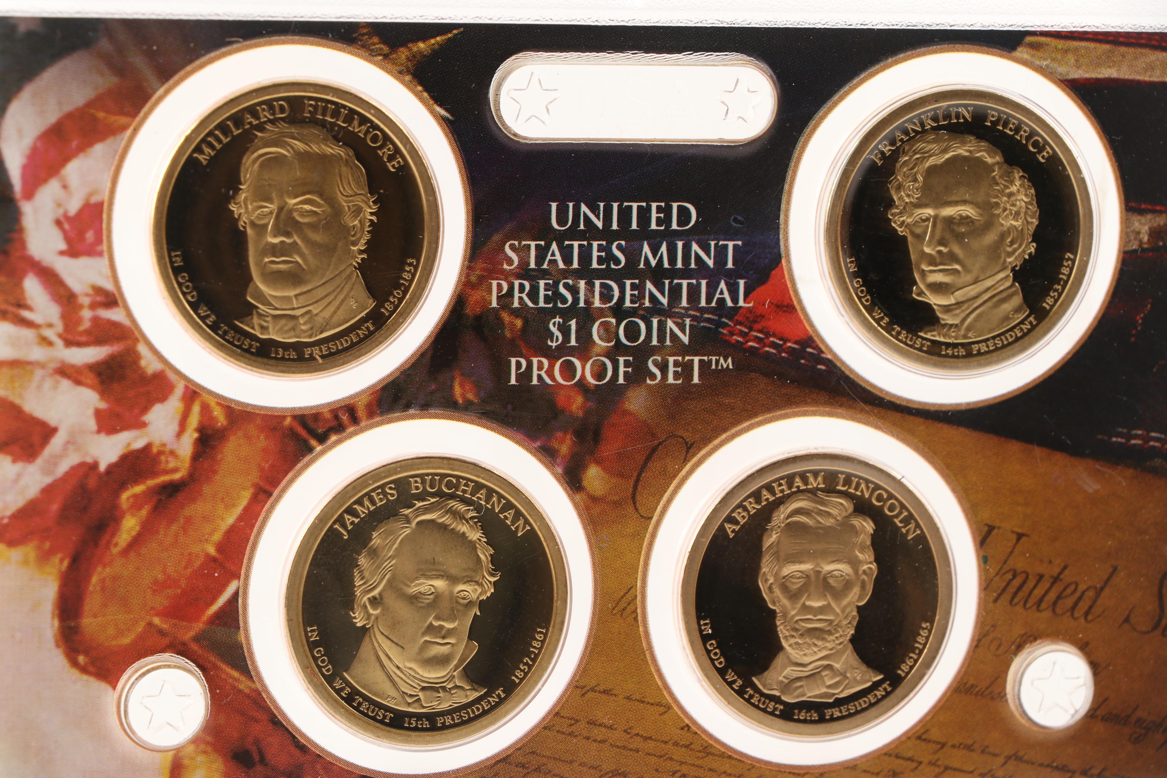 Group of Six United States Mint Presidential 1 Coin Proof Sets EBTH