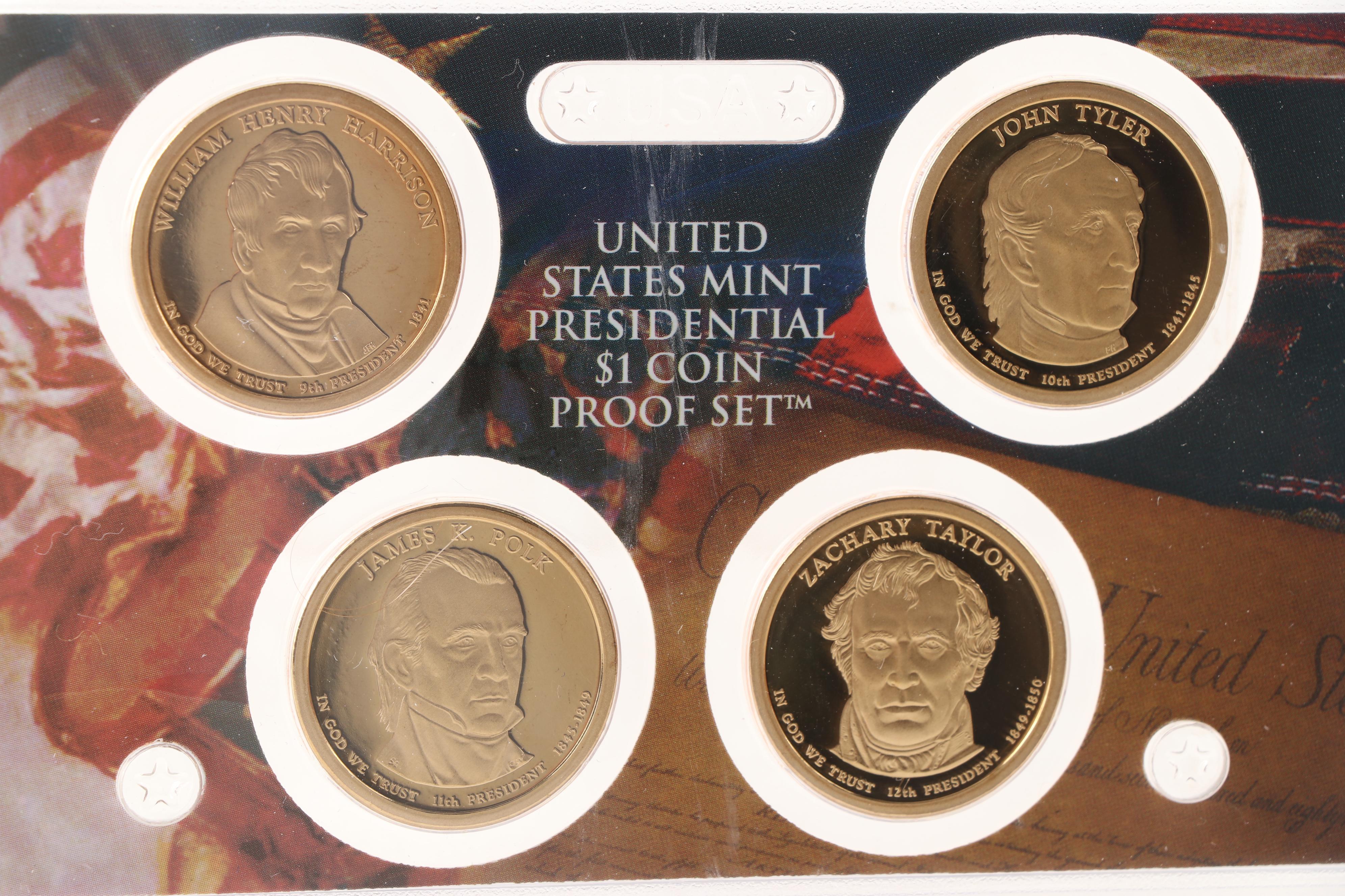 Group of Six United States Mint Presidential 1 Coin Proof Sets EBTH