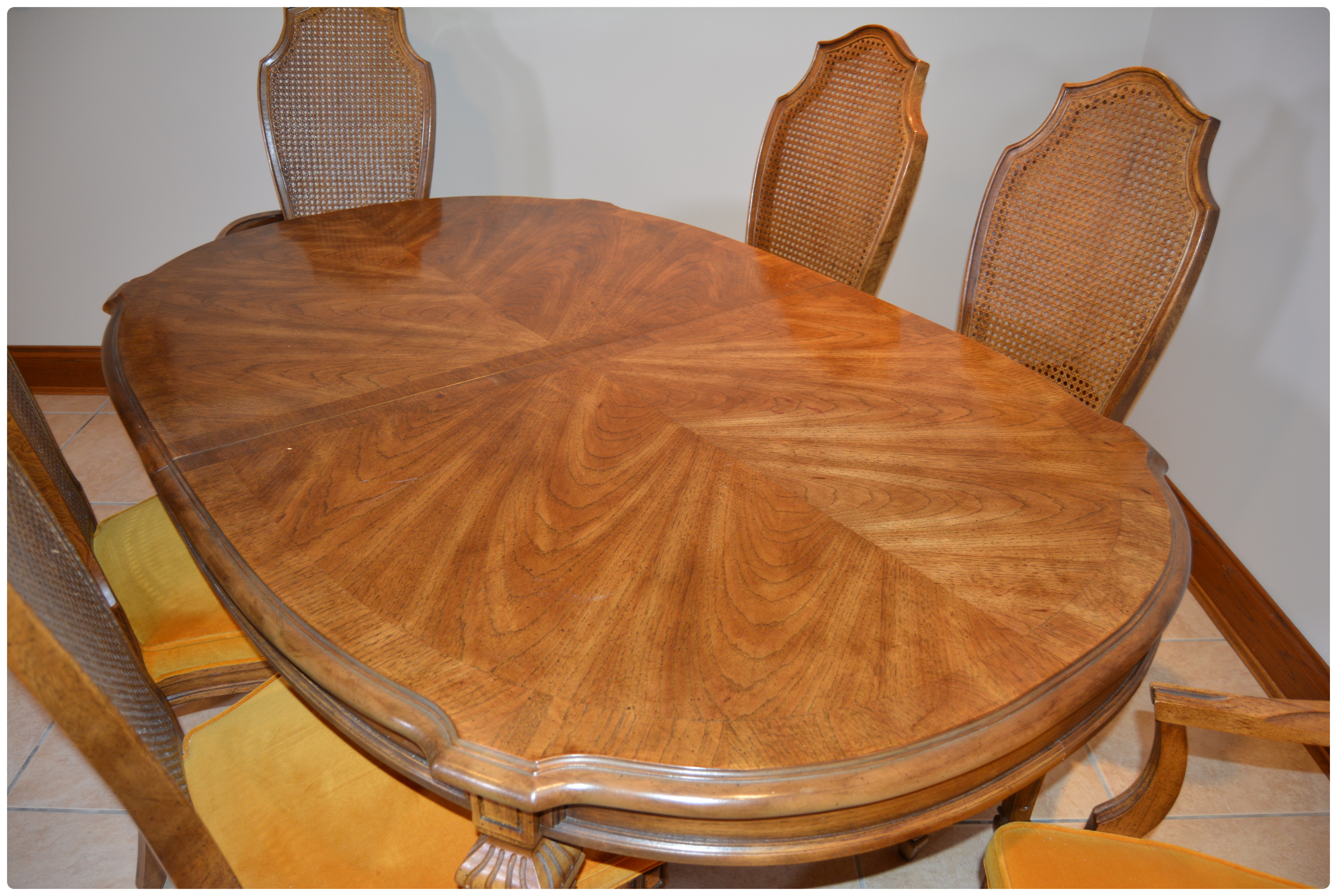 Hibriten Furniture Co. Transitional Style Fruitwood Dining Table and
