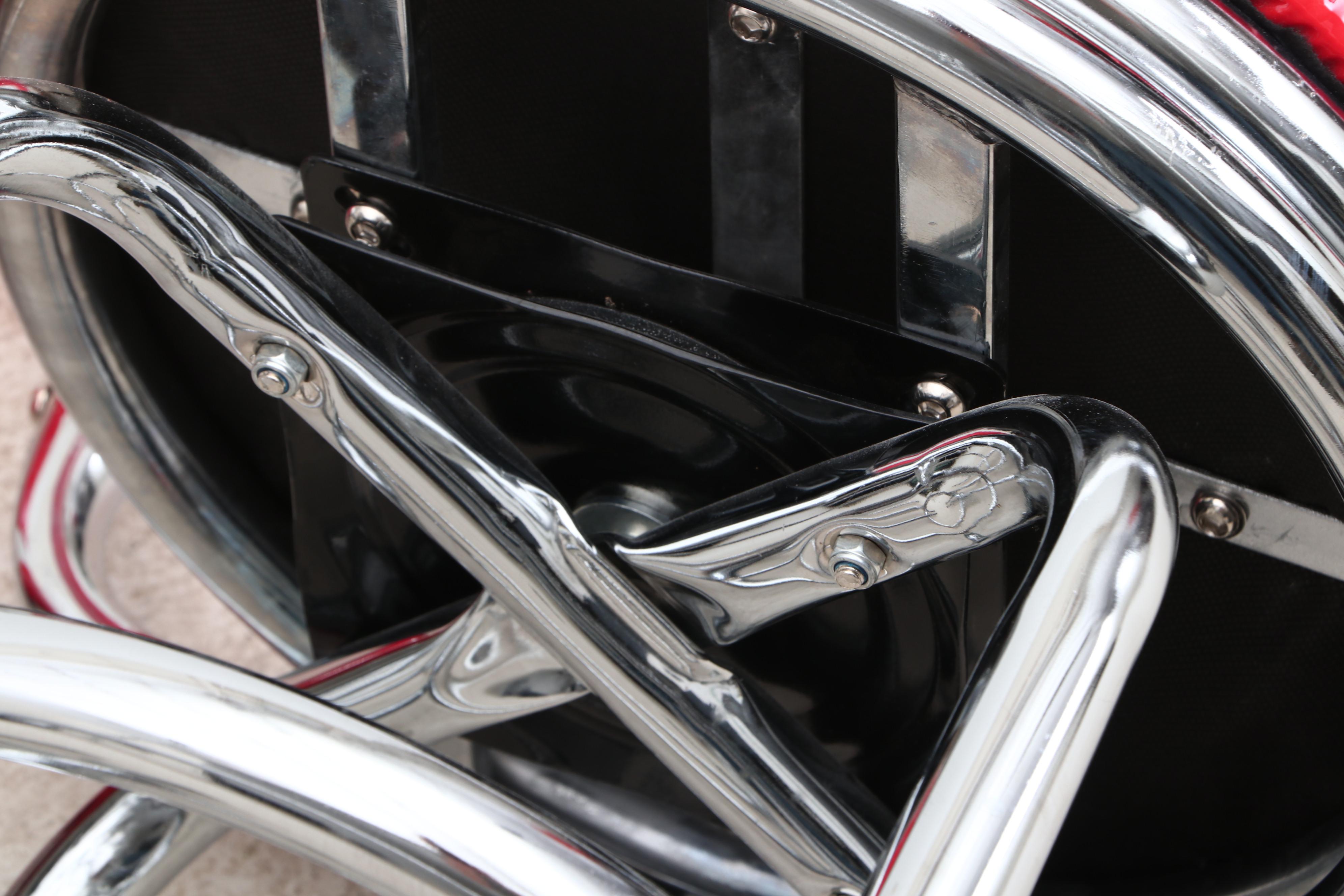 CocaCola Vinyl Upholstery Chrome Fame Barstools EBTH