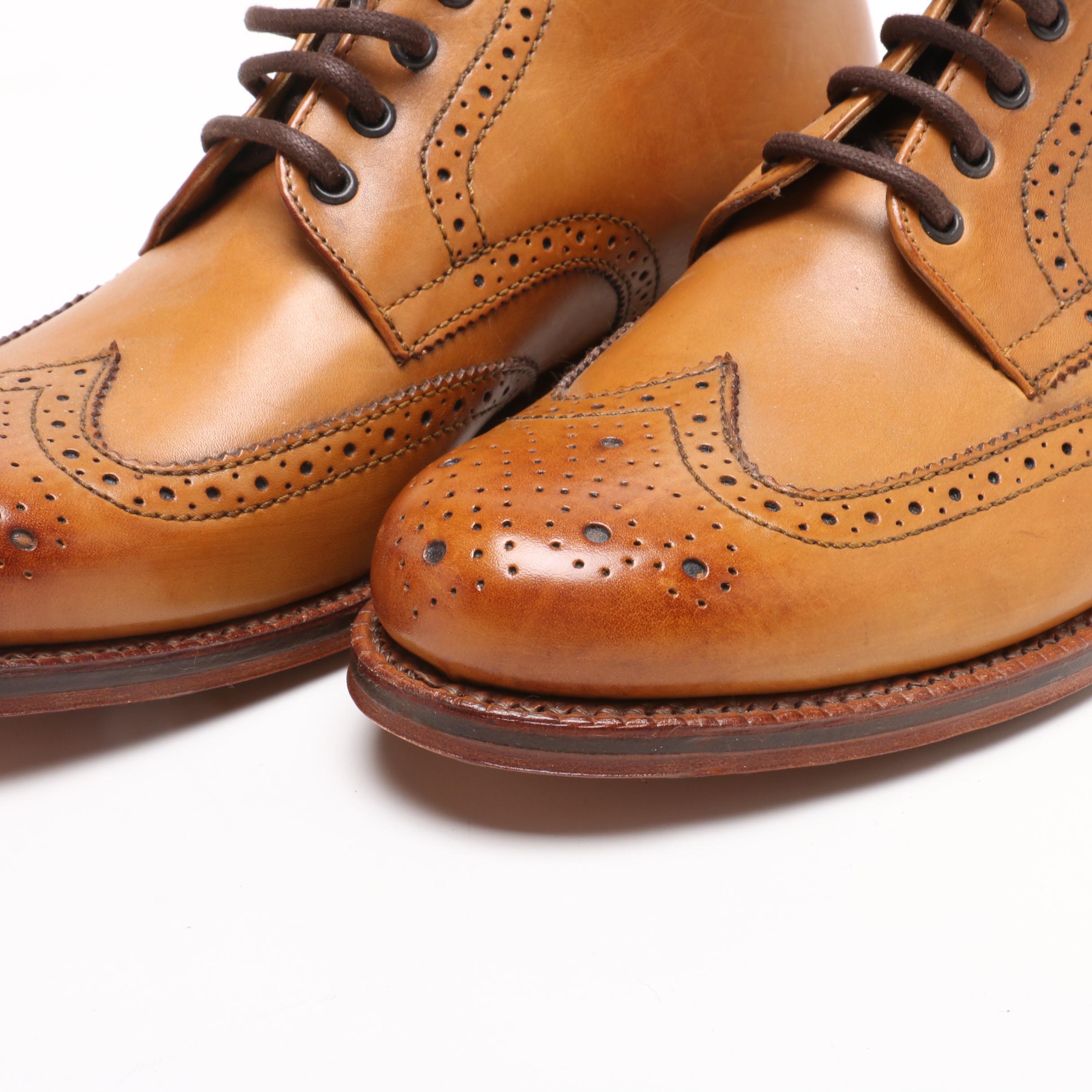 Men�s Grenson Leather Wingtip Boots and Clarks Orange