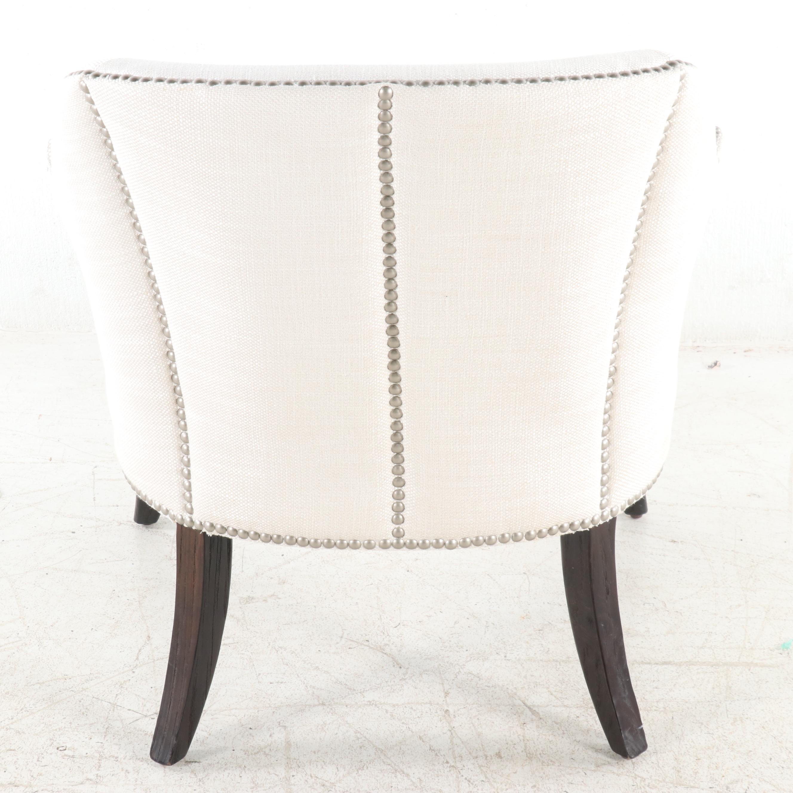 Contemporary Uttermost Upholstered Armchair EBTH