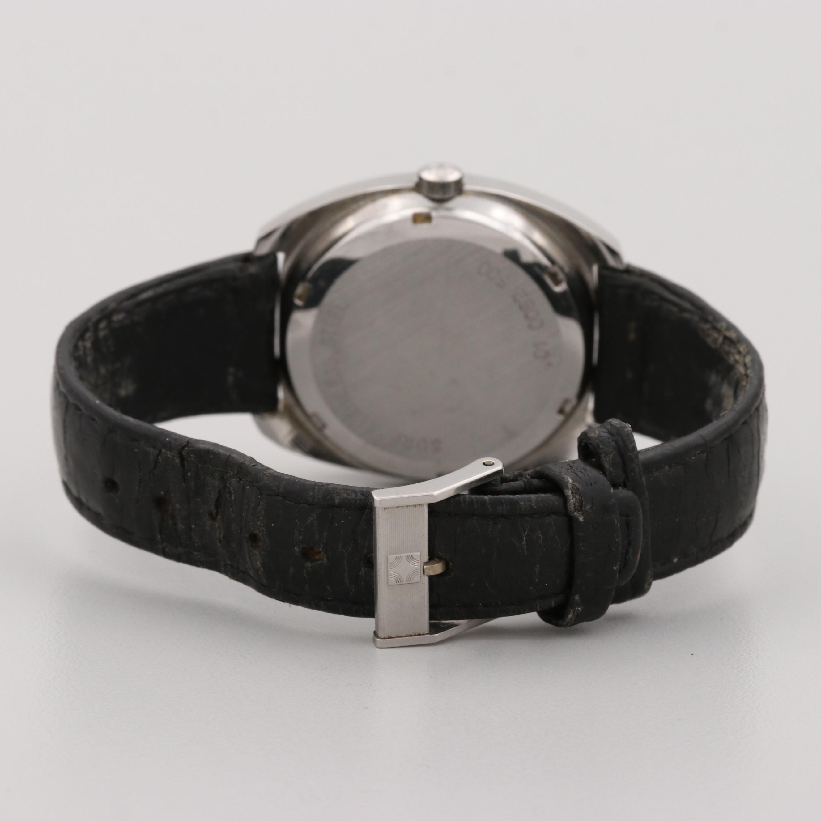 Vintage Movado Zenith Tuning Fork Electric Stainless Steel Wristwatch