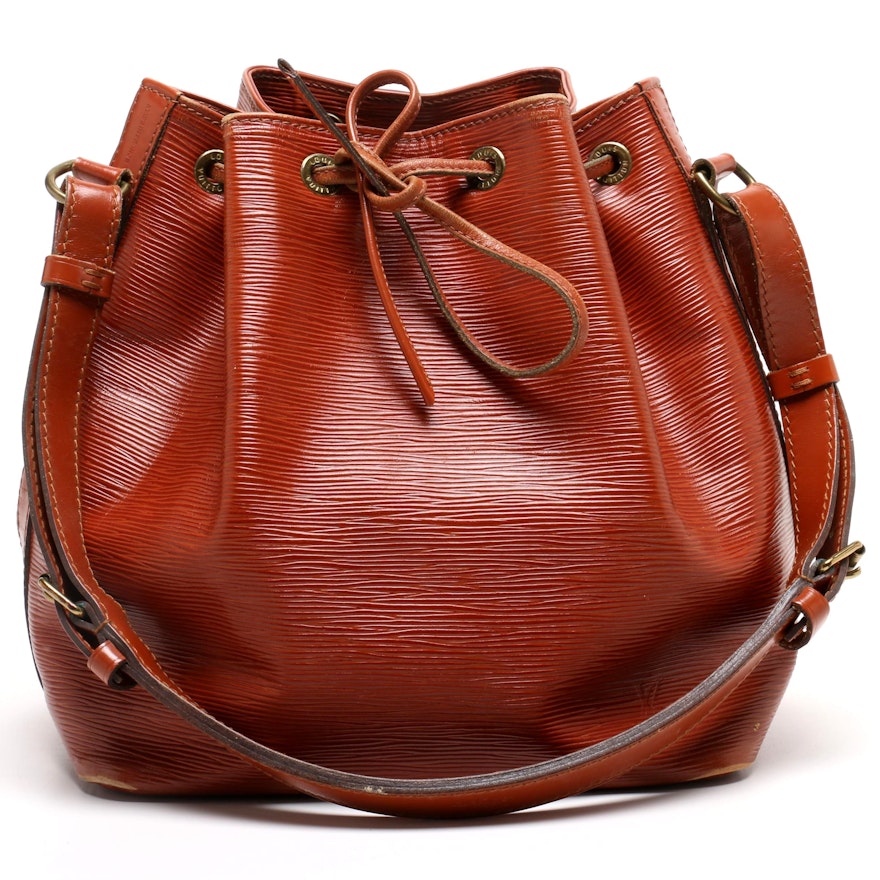 Louis Vuitton Keyan Fawn Epi Leather Petite Noe Bucket Bag | EBTH