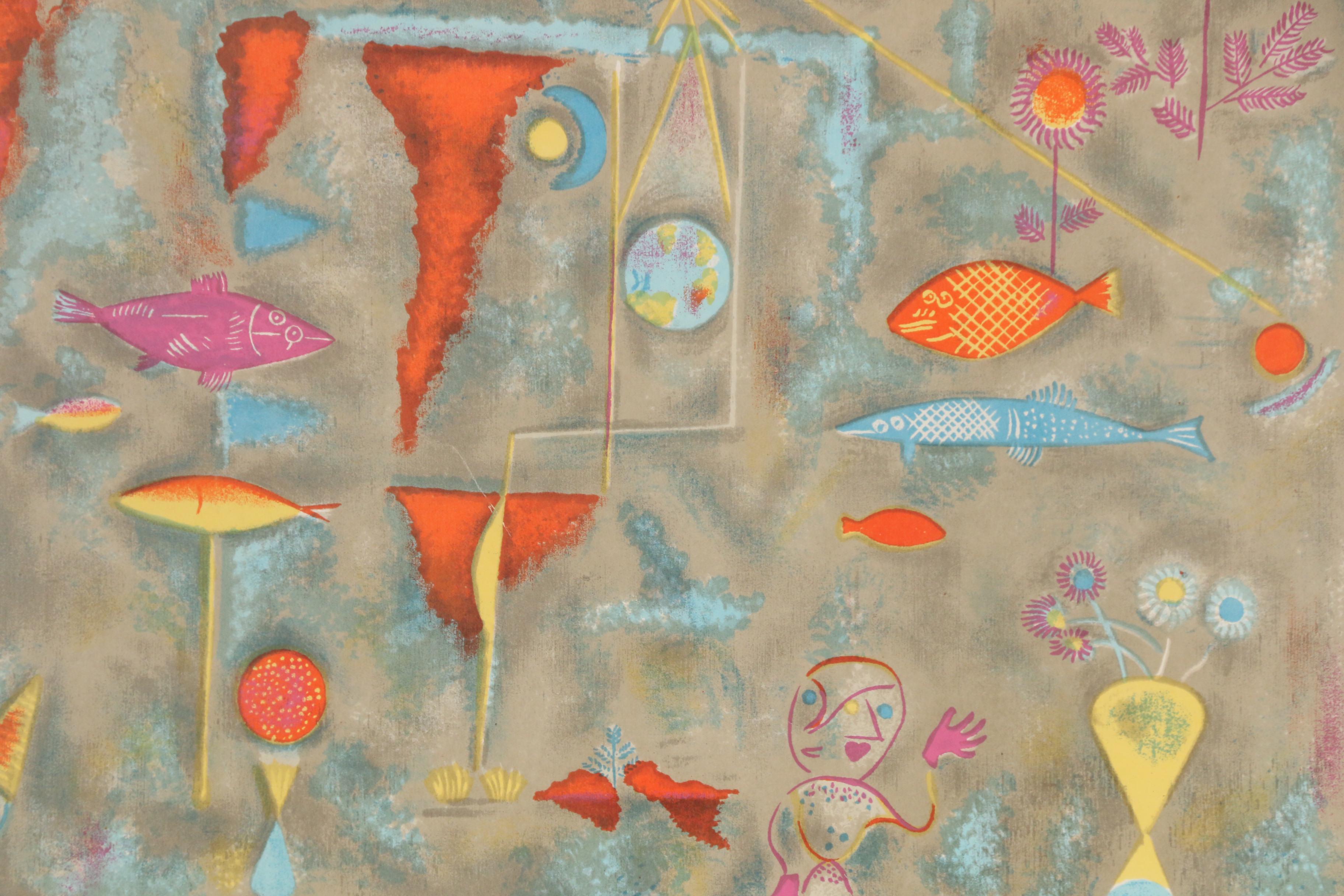 Serigraph after Paul Klee "Fish Magic" | EBTH