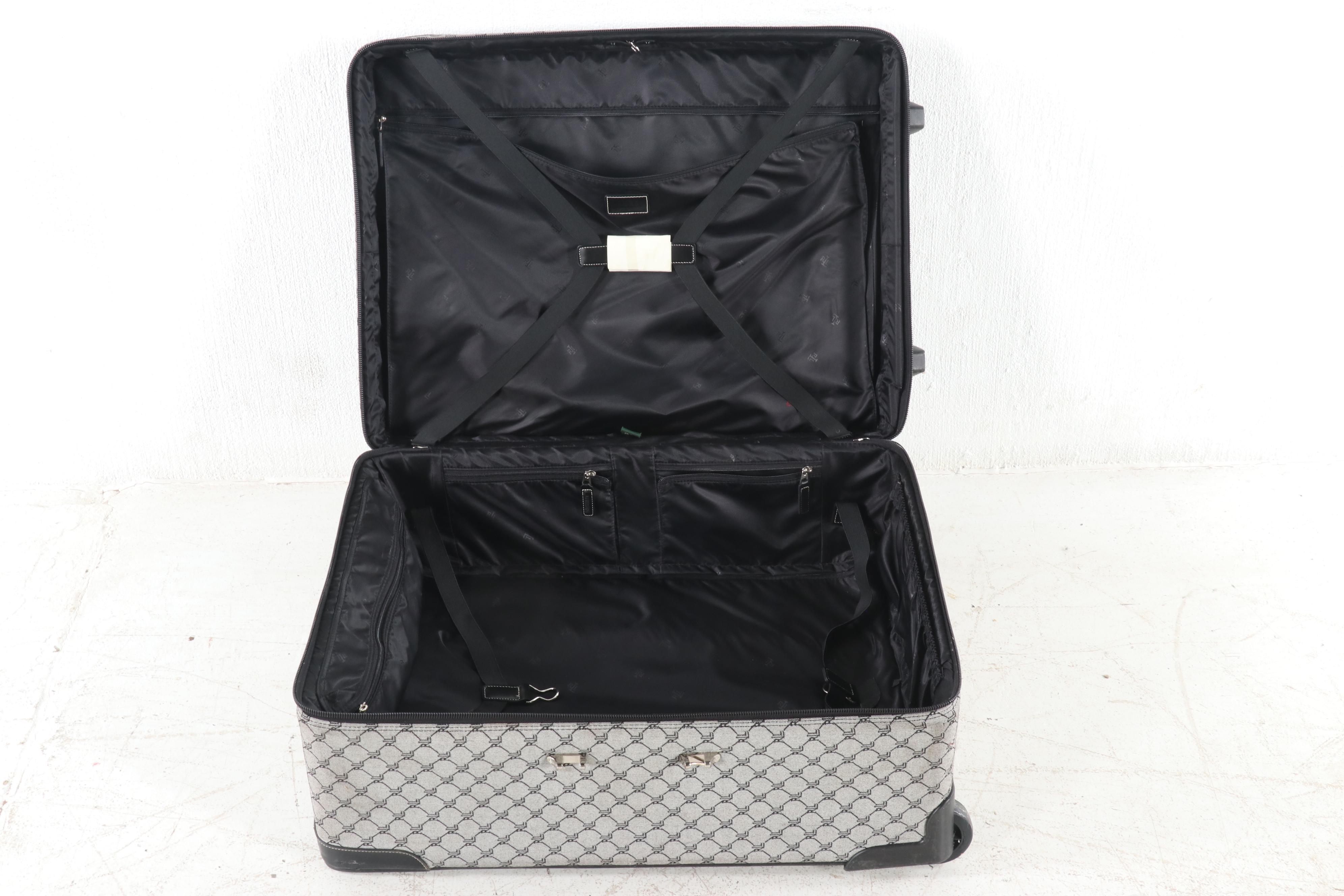 LAUREN Ralph Lauren Monogrammed Suitcase Luggage EBTH