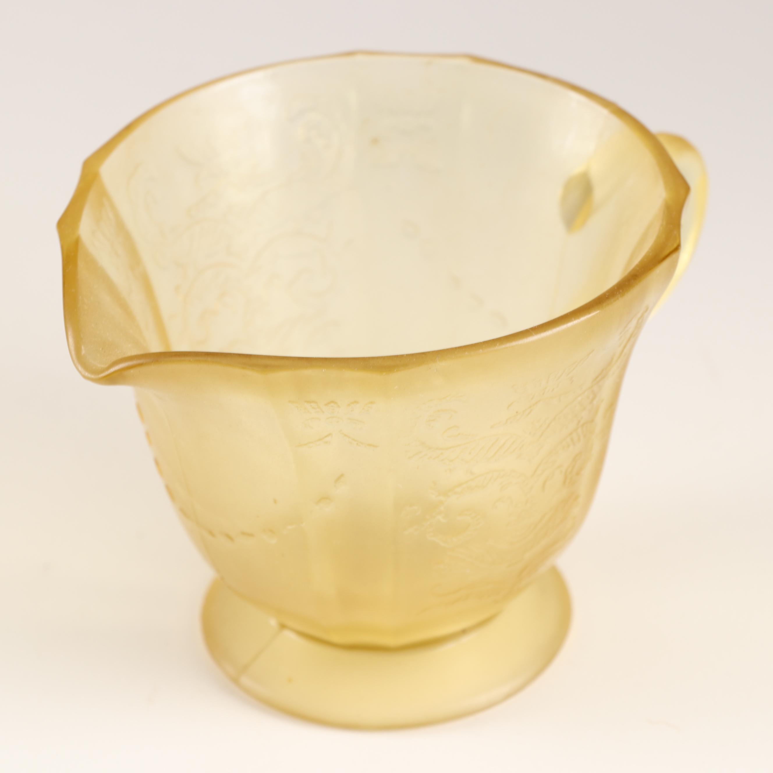 Yellow Depression Glass Dinnerware EBTH