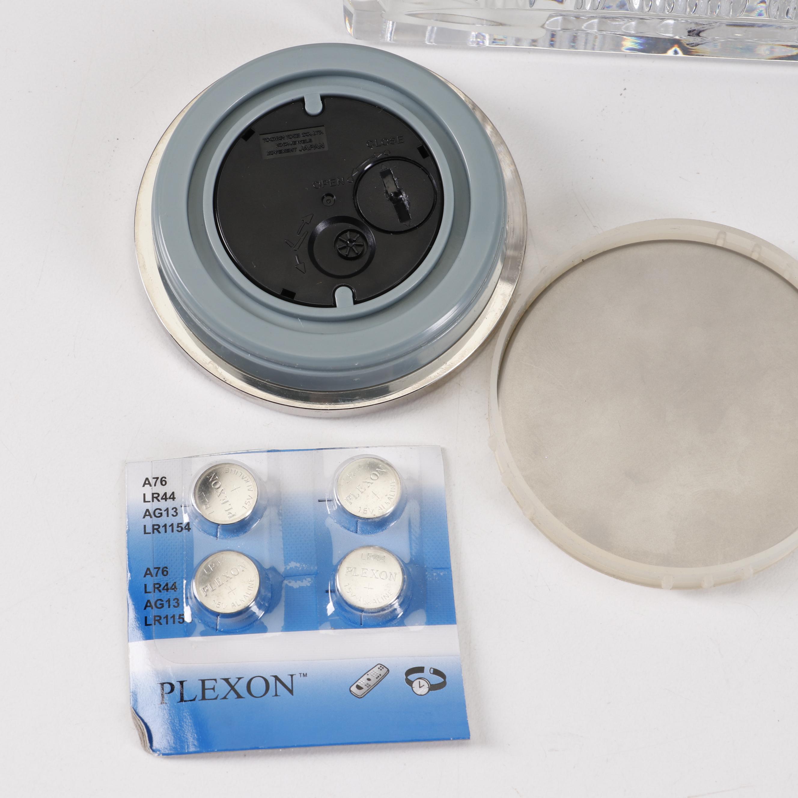 Waterford Crystal Desk Clock with Batteries EBTH