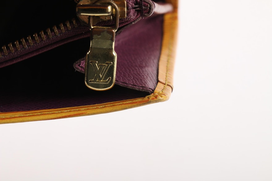 Louis Vuitton Paris Sarah Wallet in Mandarin Epi Leather, Made in Spain, 1995 | EBTH