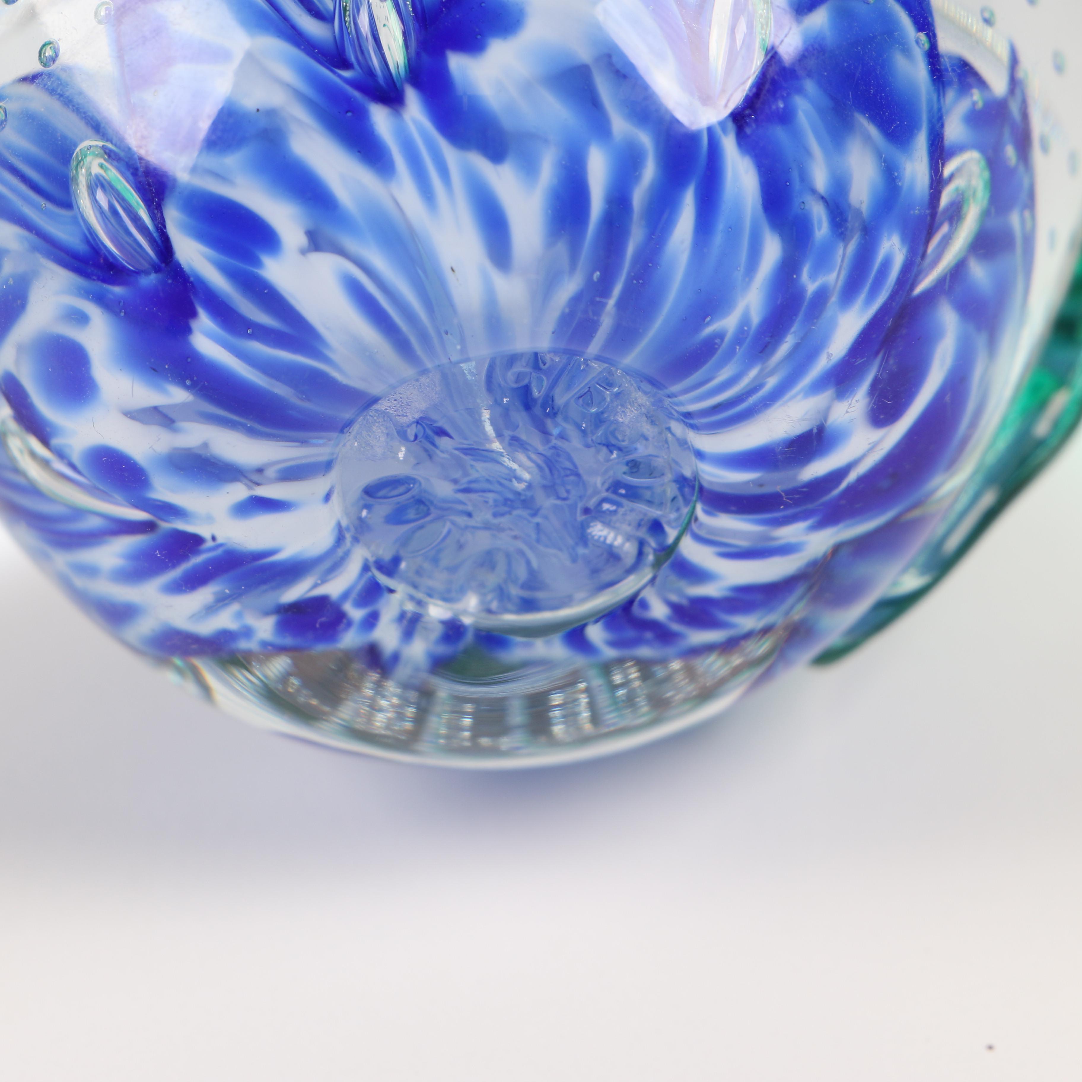 Gibson Art Glass Apple Paperweight with other Art Glass Paperweights EBTH