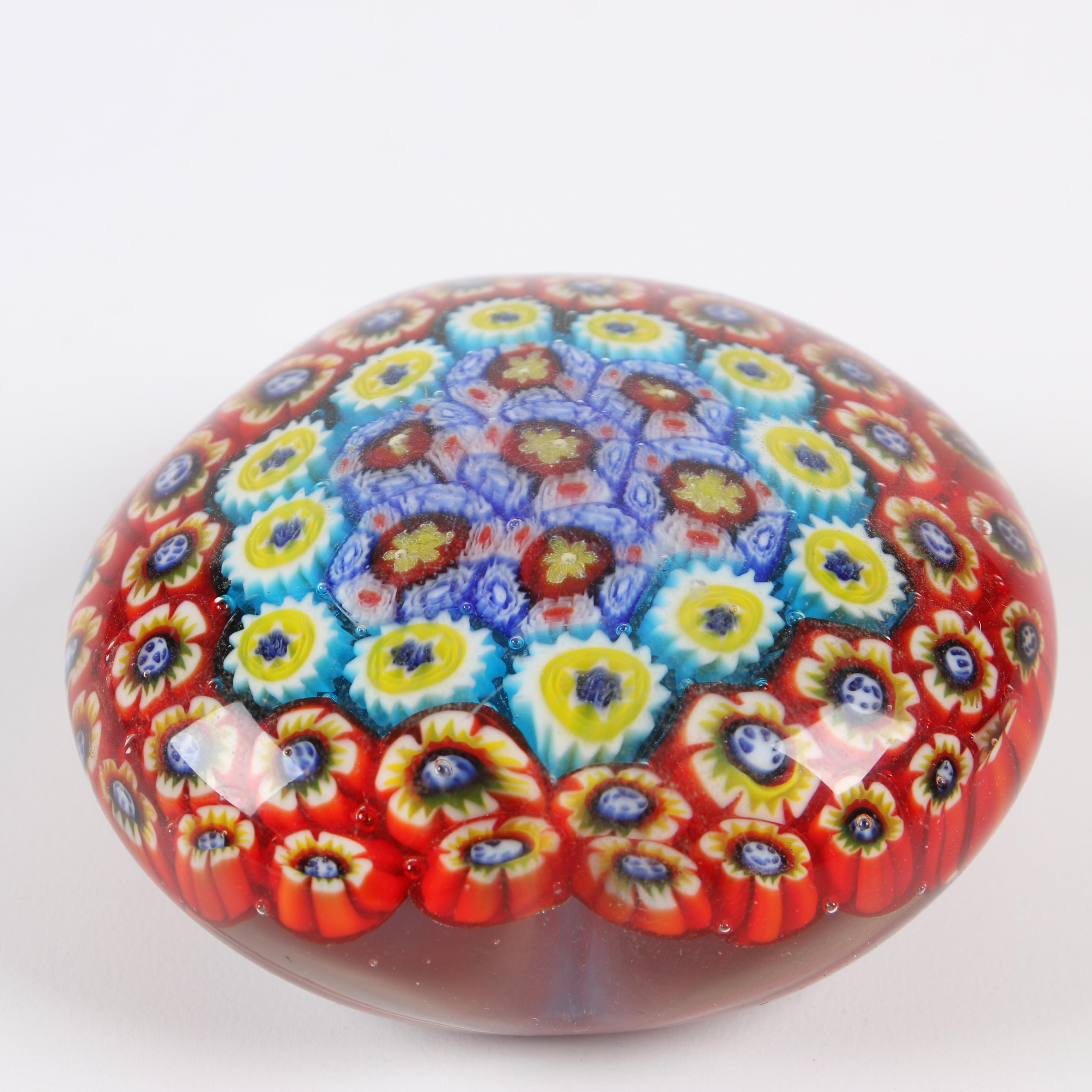 Gibson Art Glass Apple Paperweight with other Art Glass Paperweights EBTH