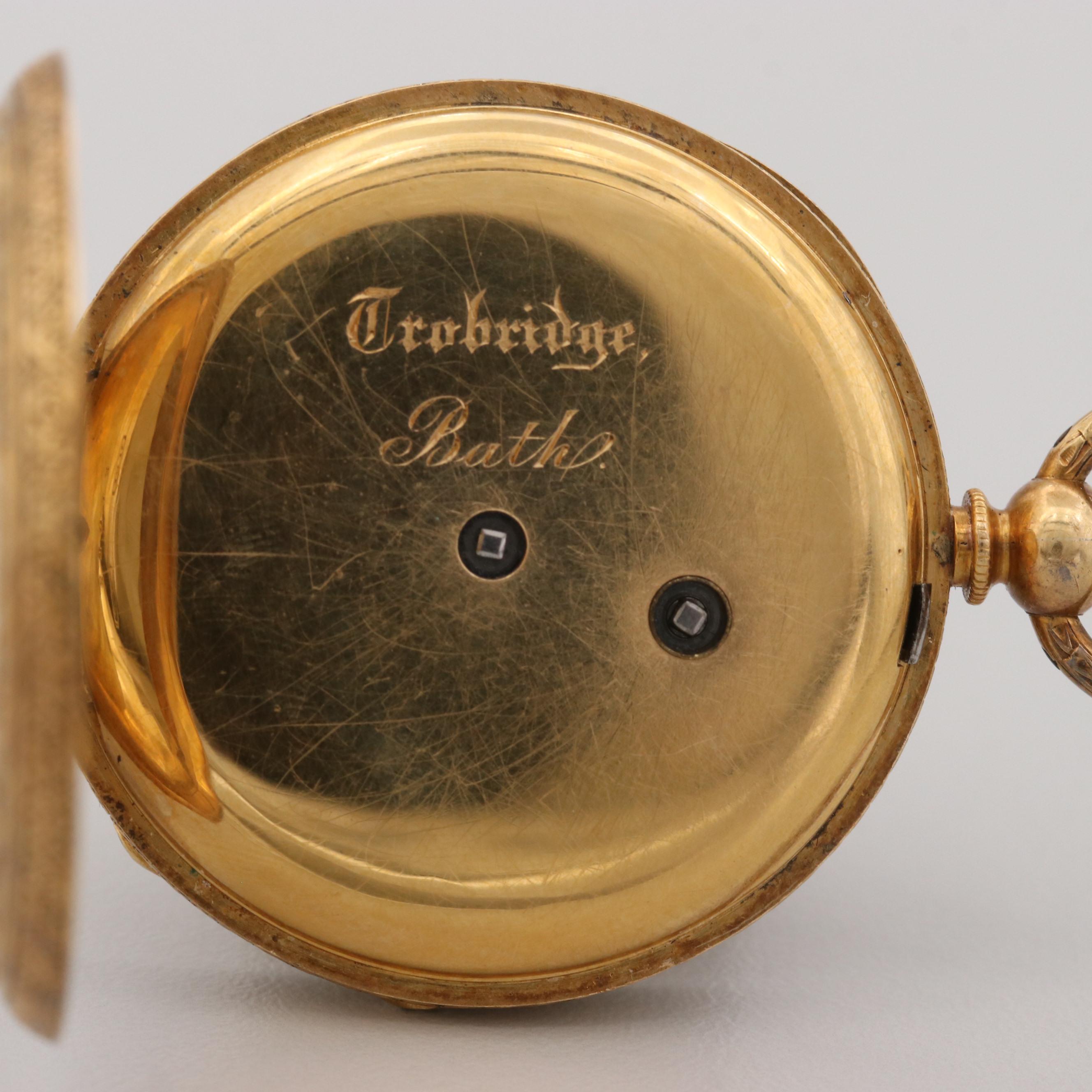 18K Yellow Gold European Pocket Watch, Circa 18401885 EBTH
