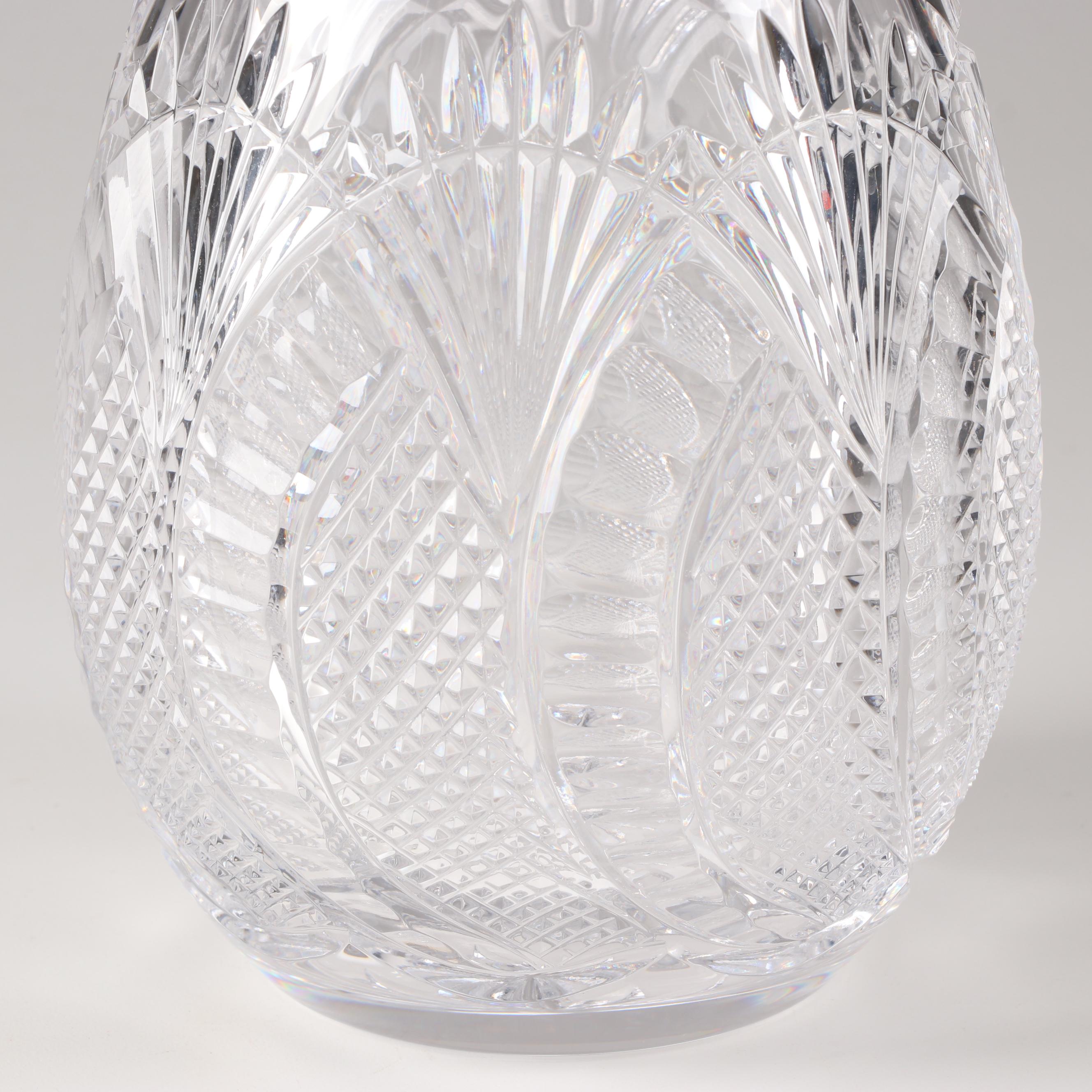 Waterford Crystal Seahorse Collection Vase EBTH