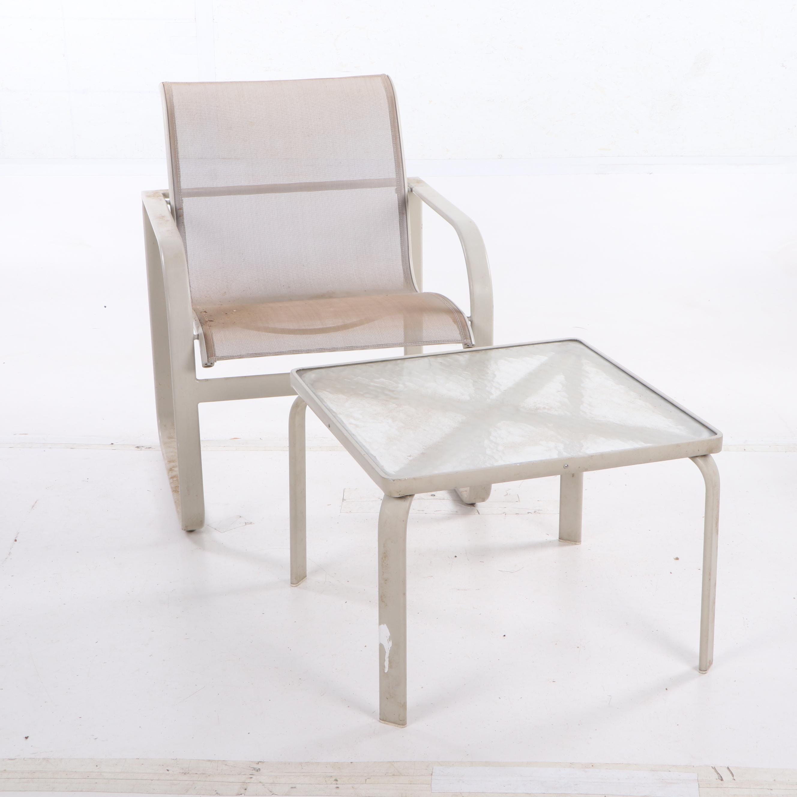 Brown Jordan Quantum Metal Patio Furniture, Group of Six EBTH