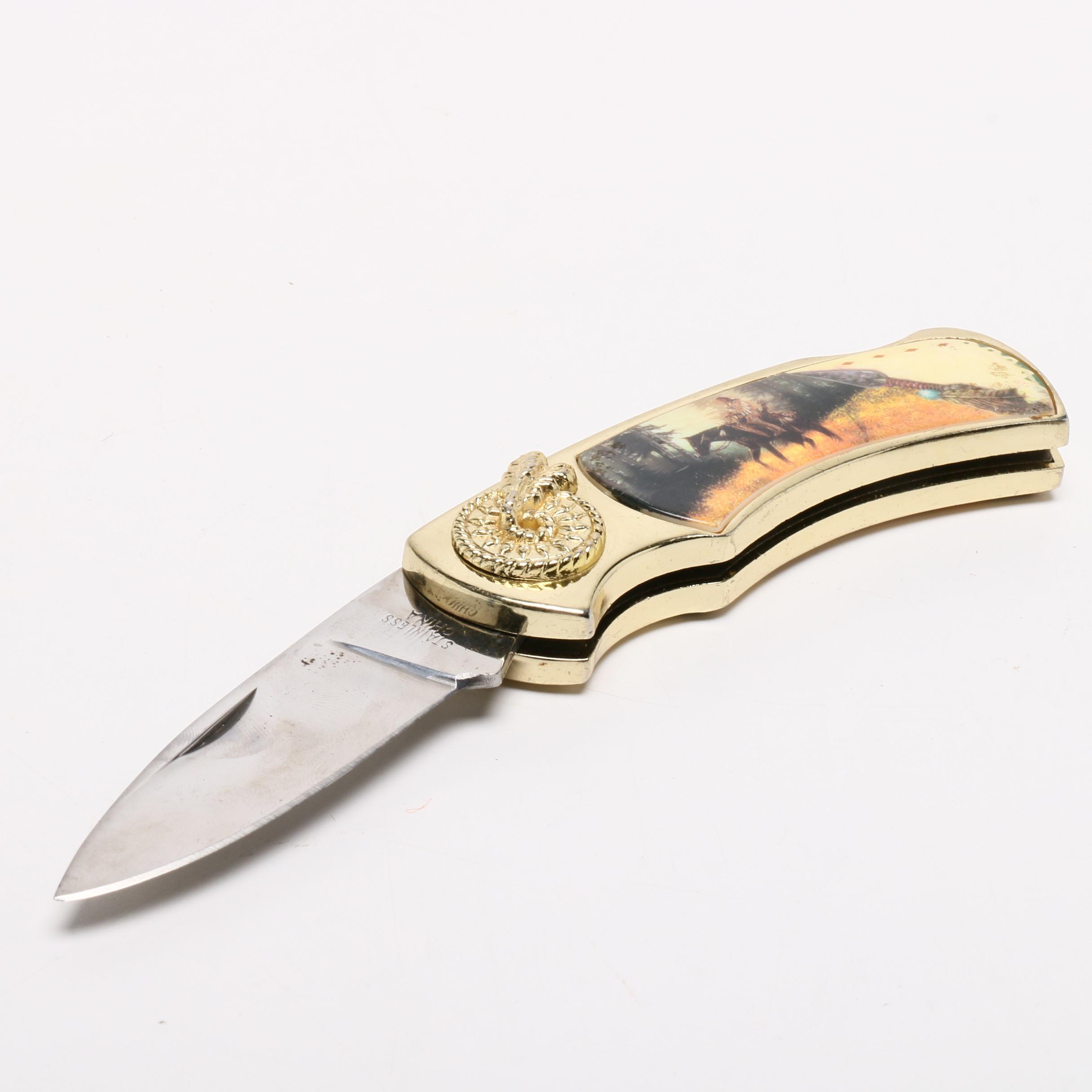 Barlow "Lone Ranger" Pocket Knife and Other Western Themed Knives EBTH