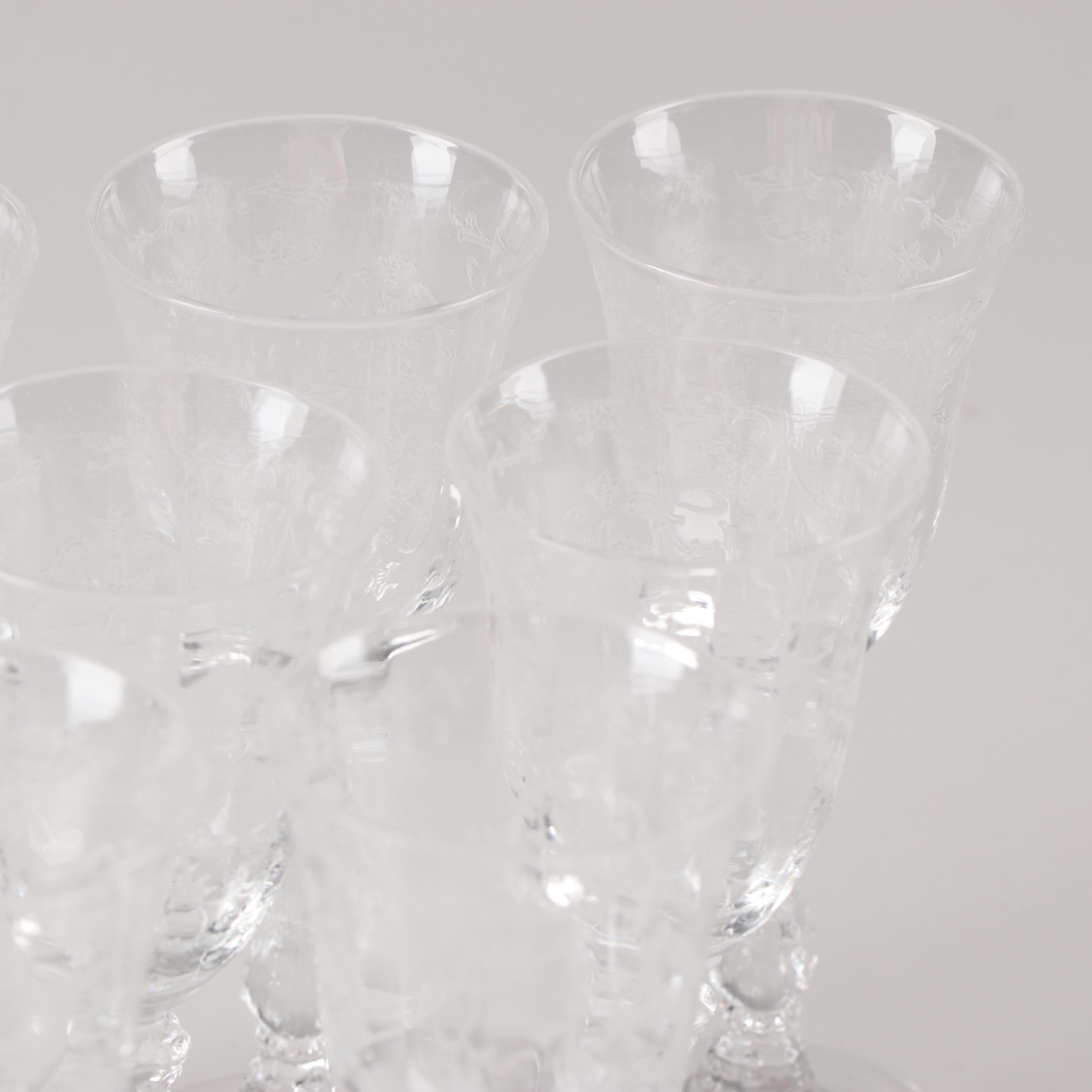 Fostoria "Navarre Clear" Cordial Glasses EBTH