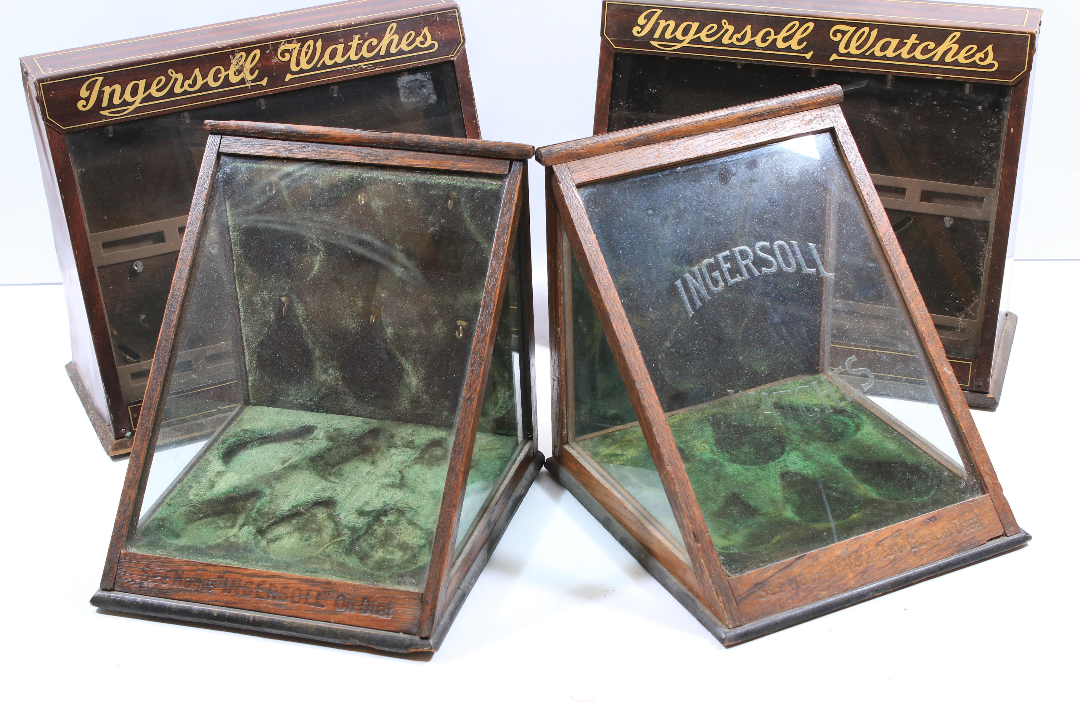 Antique Ingersoll Pocket Watch Display Cases EBTH