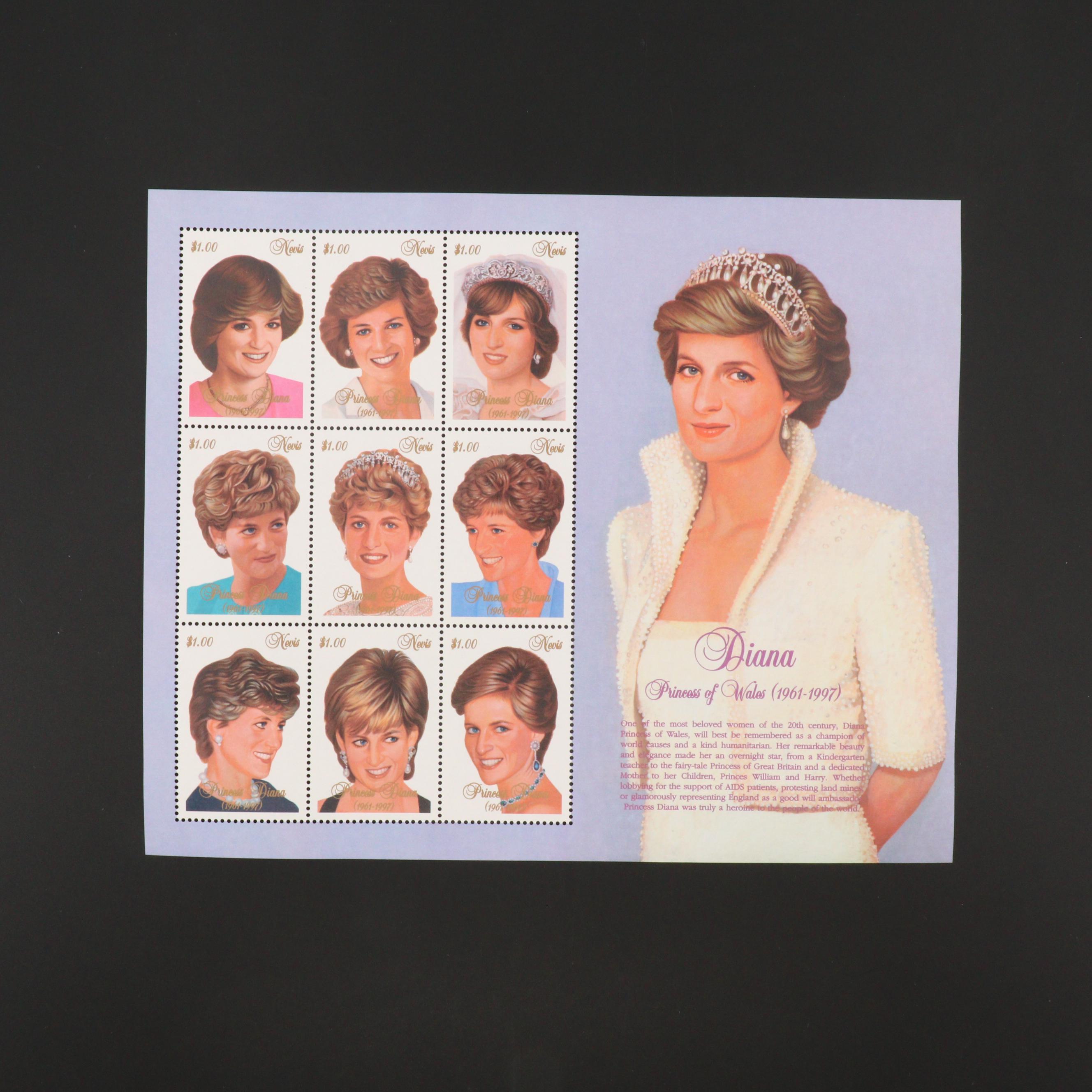 Princess Diana Stamp Collection | EBTH