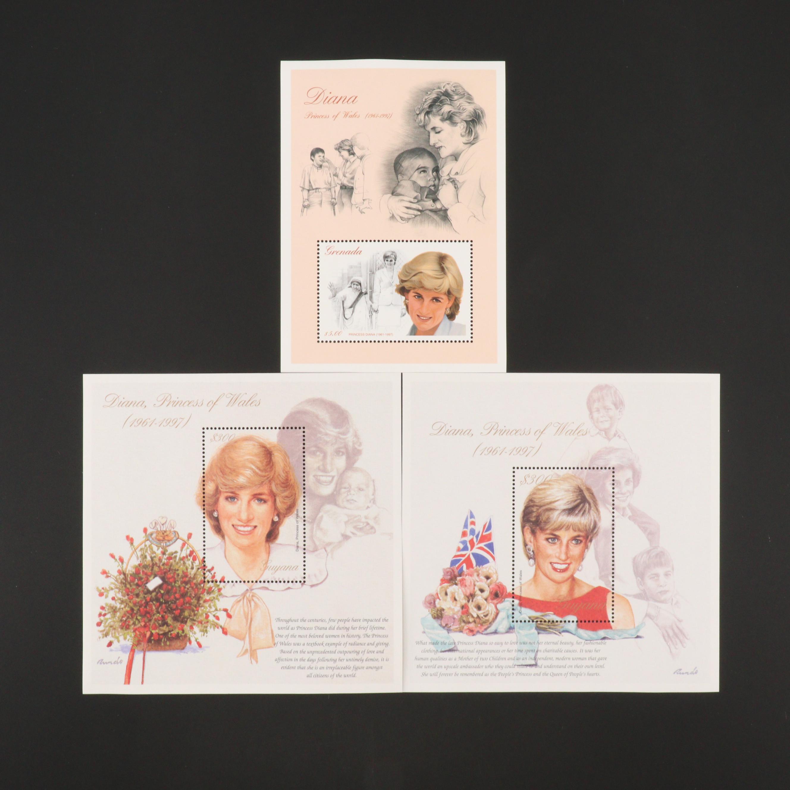 Princess Diana Stamp Collection | EBTH