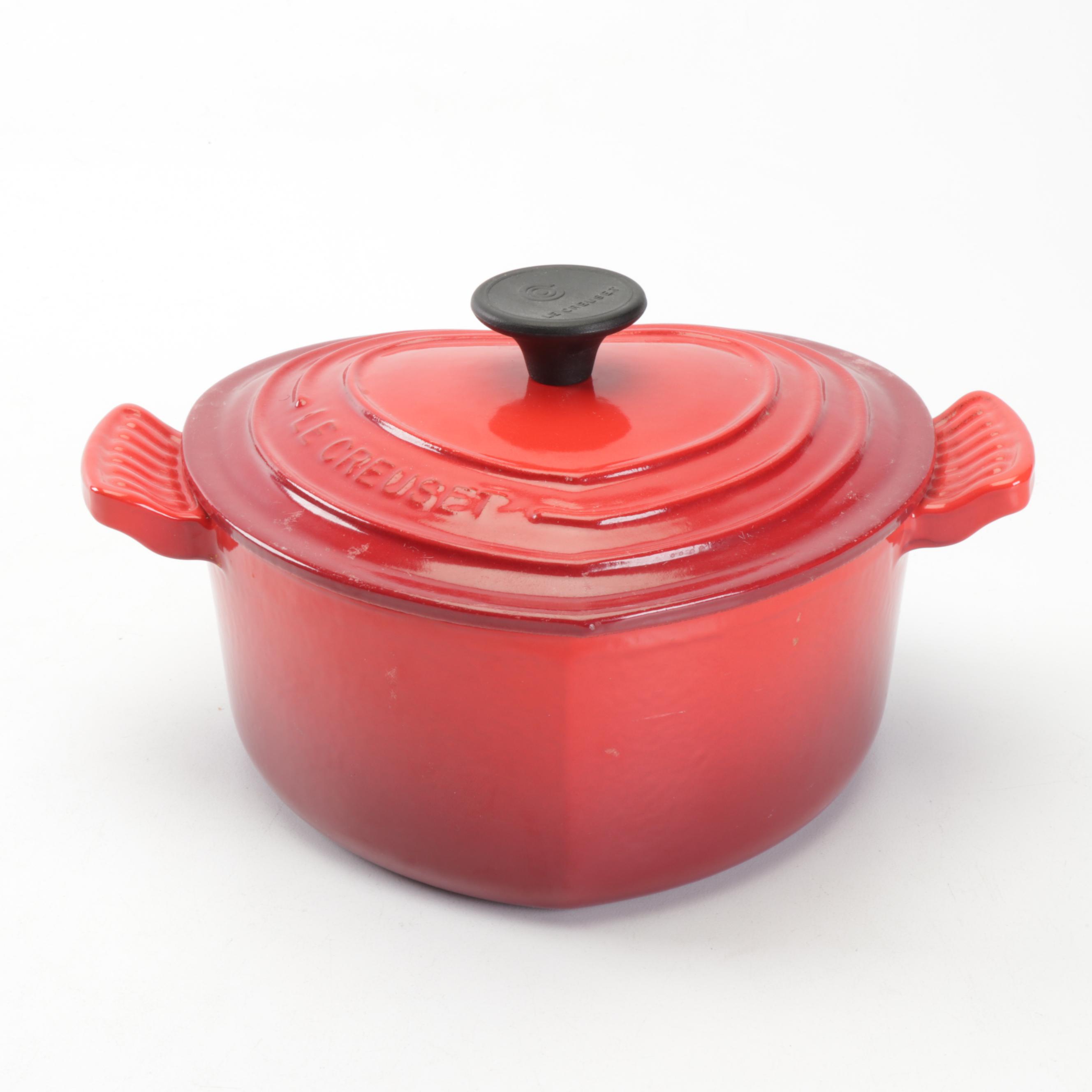 Le Creuset Enameled Cast Iron Heart Shaped Baking Dish EBTH