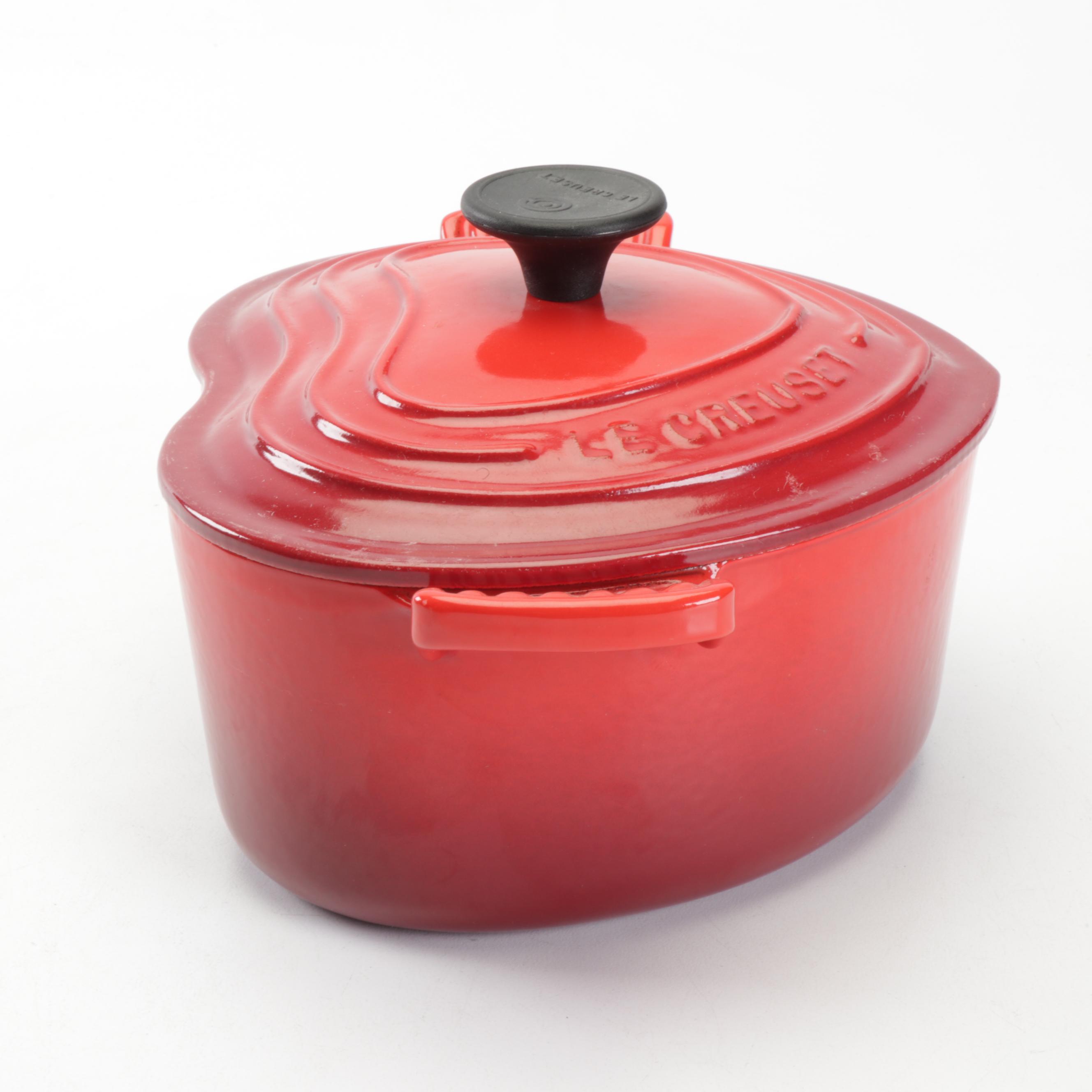 Le Creuset Enameled Cast Iron Heart Shaped Baking Dish EBTH