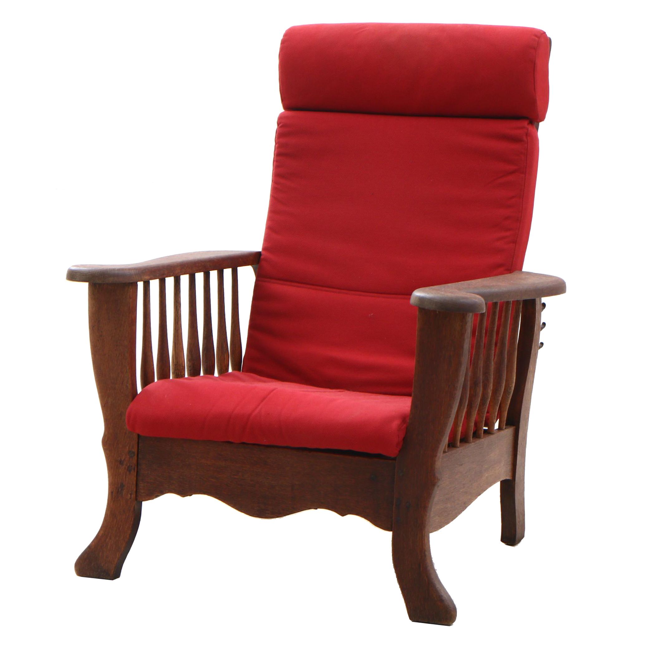 Oak Arts and Crafts Lounge Chair, Early 20th Century EBTH