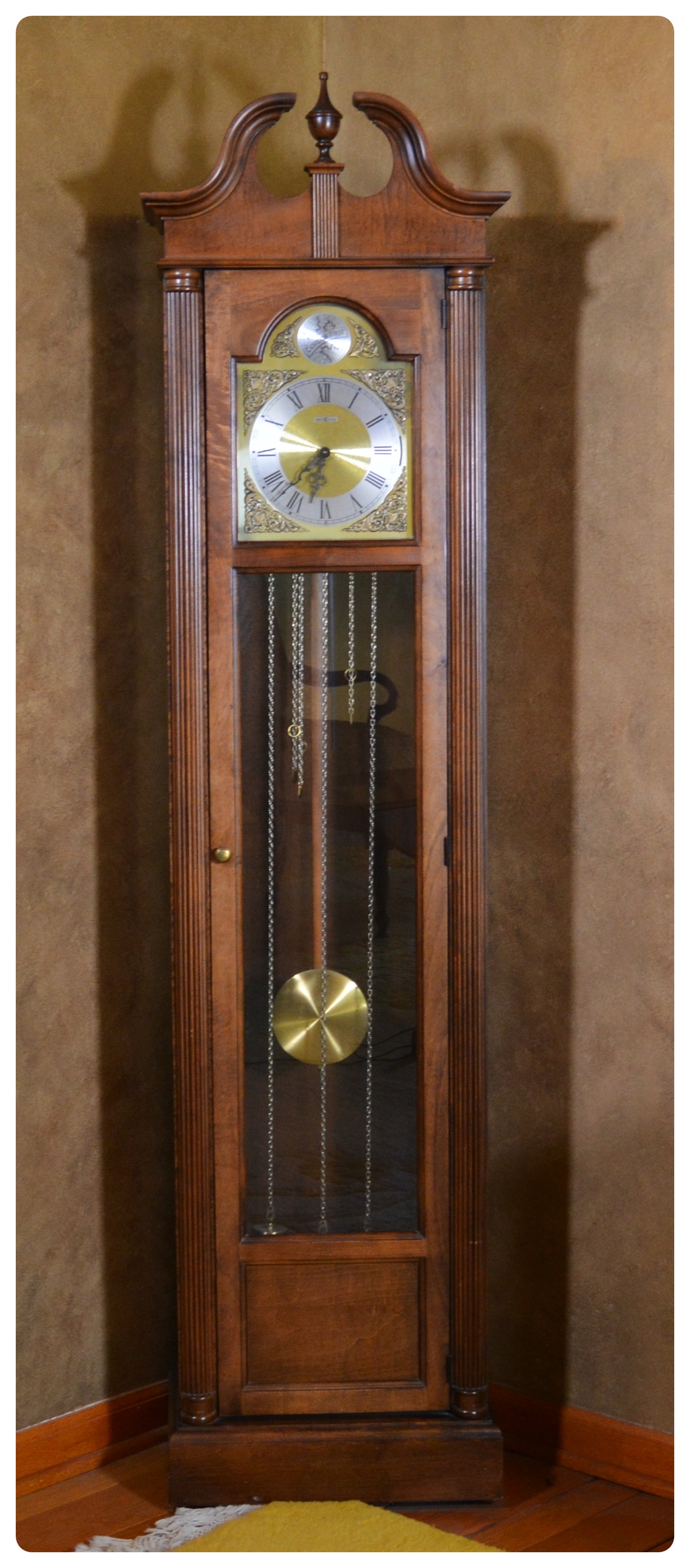 Howard Miller Tempus Fugit Grandfather Clock, Circa 1980s EBTH