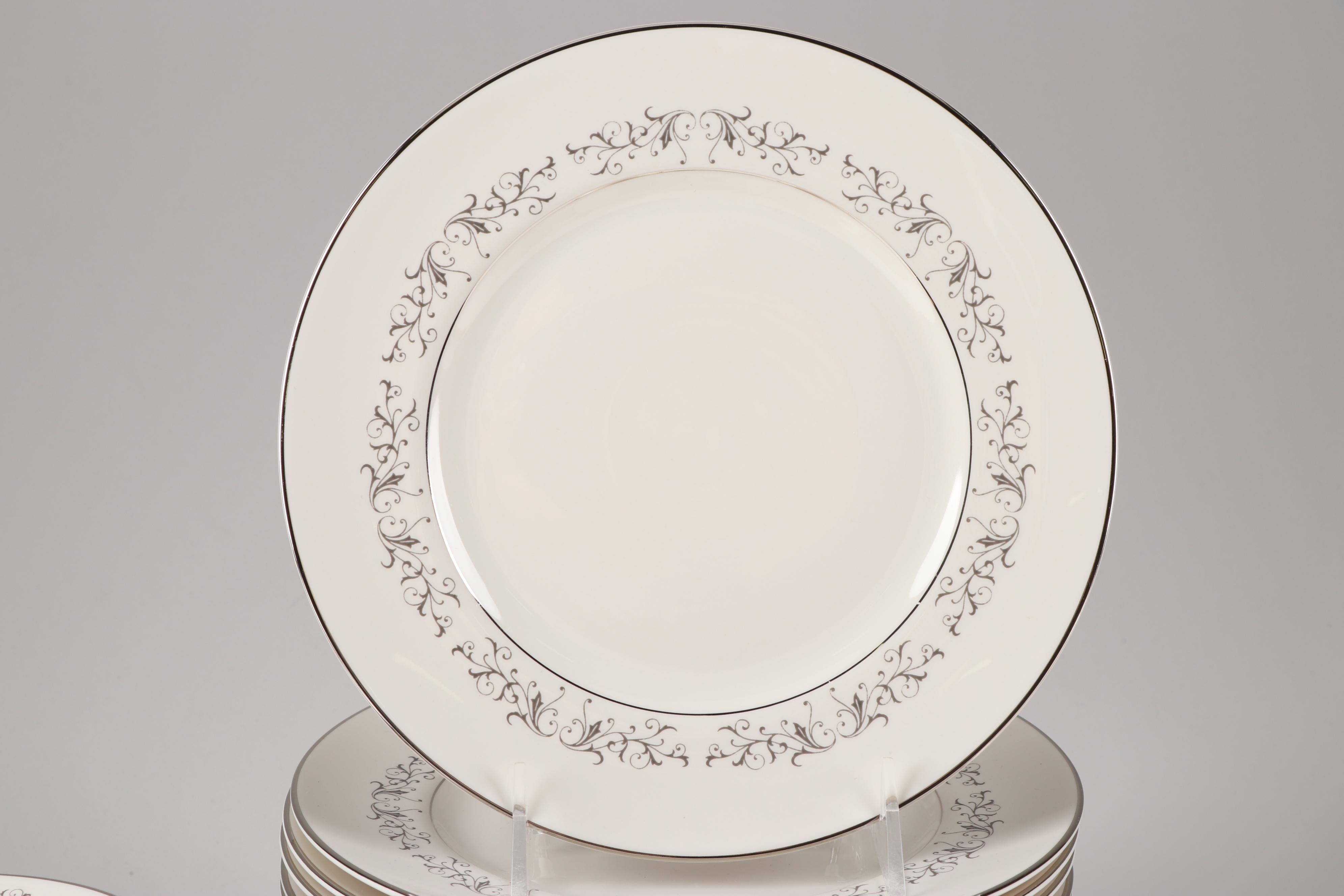 Flintridge China "Pierra Grey" Dinnerware EBTH