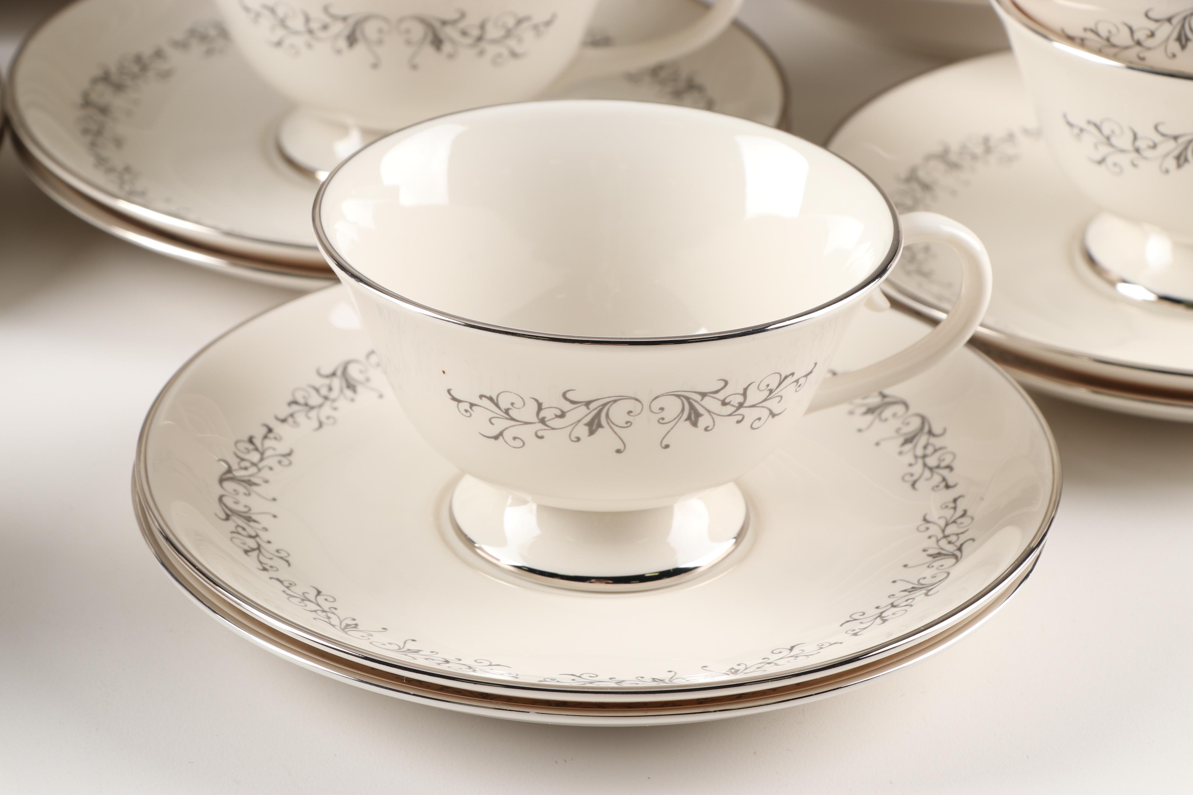 Flintridge China "Pierra Grey" Dinnerware EBTH
