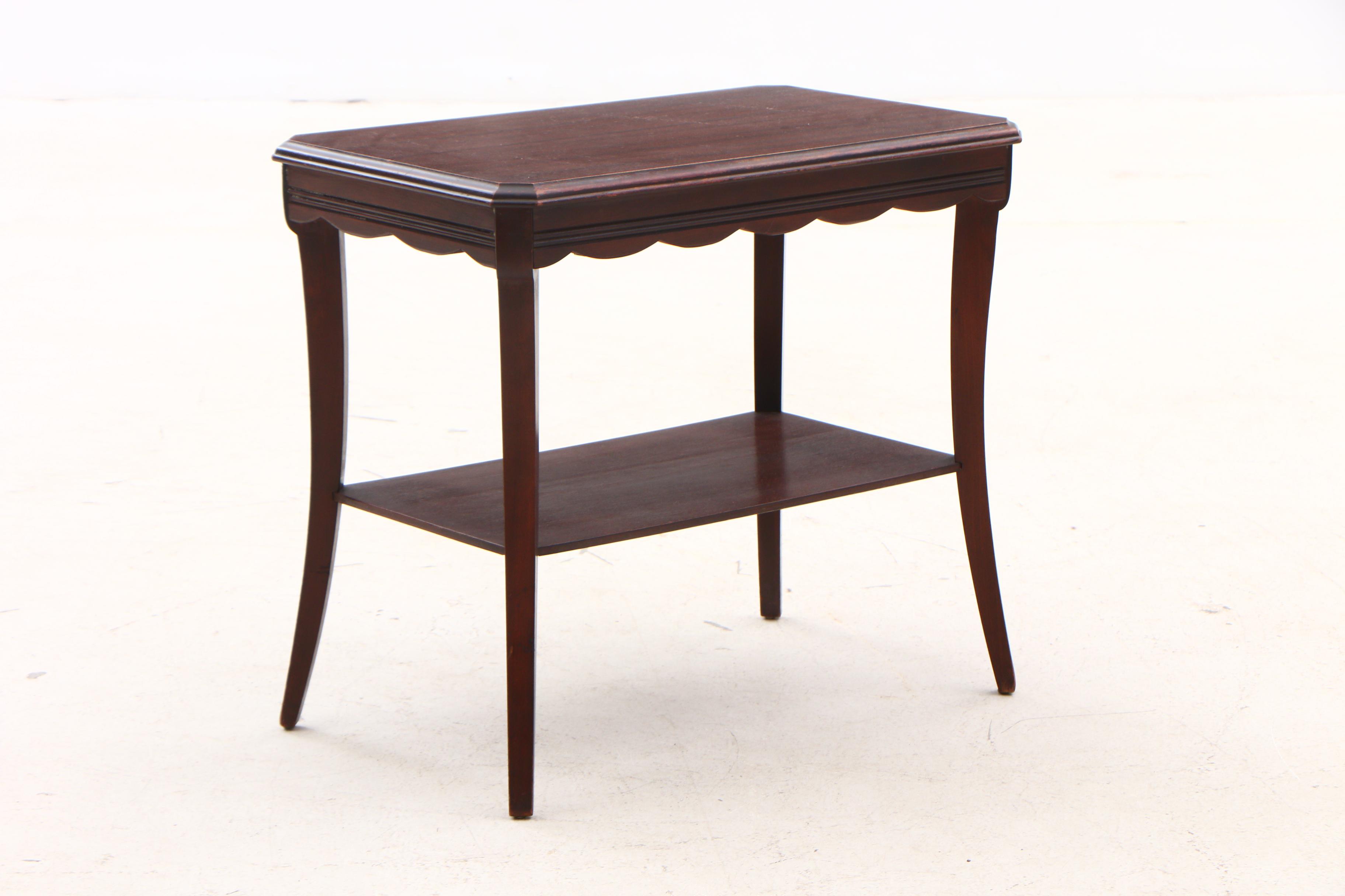 Duncan Phyfe Style Mahogany Side Table EBTH