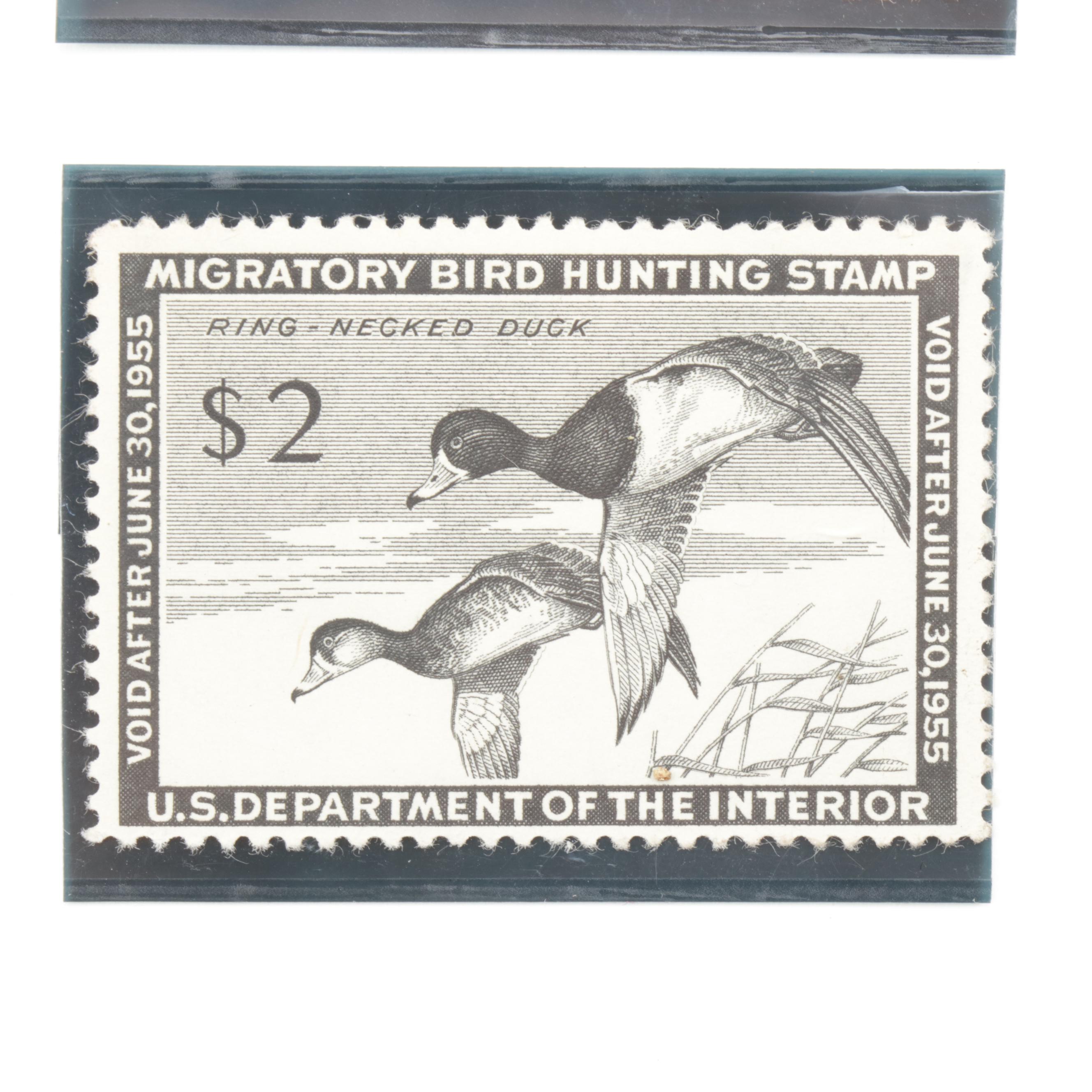 1944 and 1954 Migratory Bird Hunting Stamps EBTH