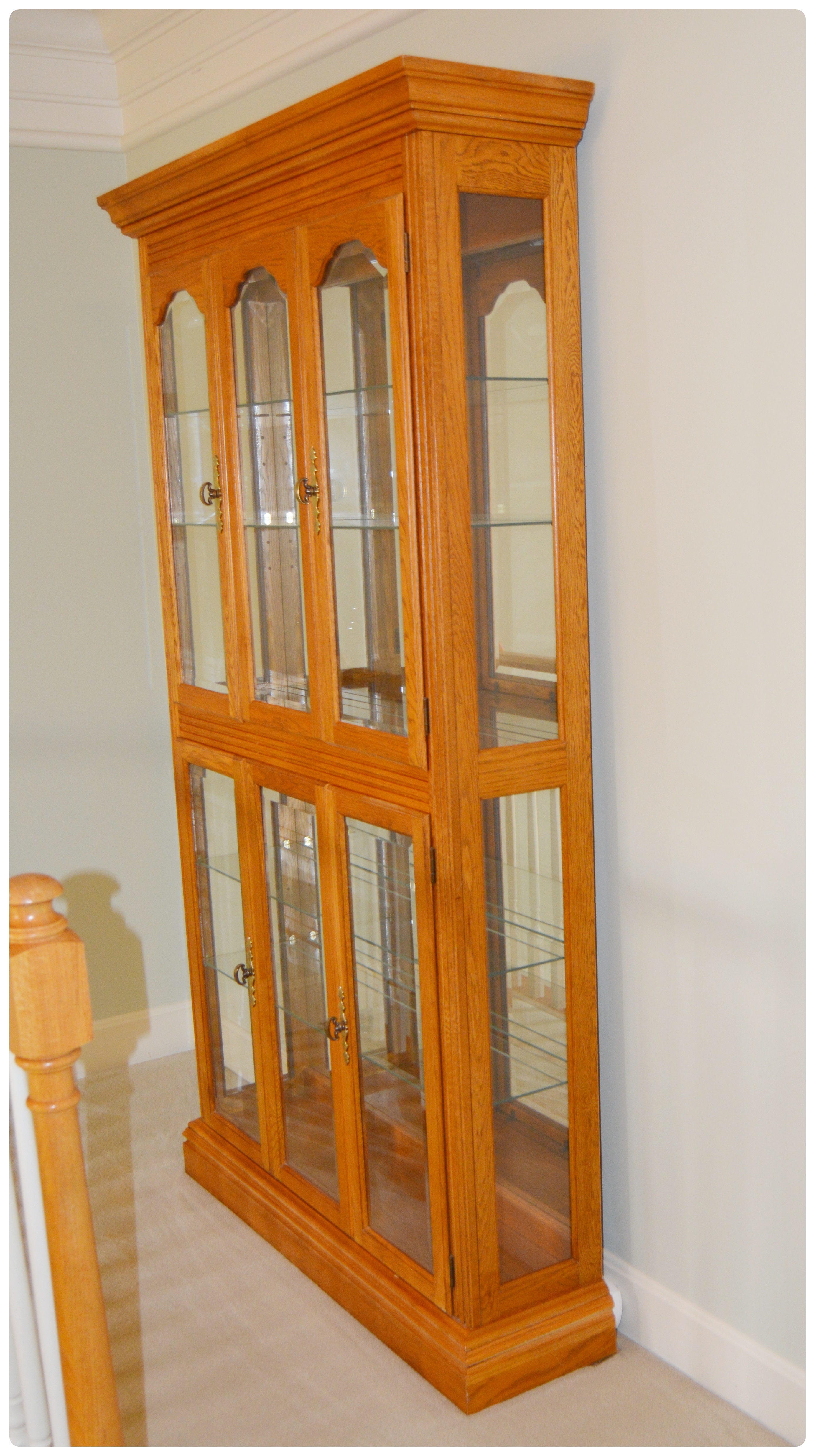 Oak China Display Contemporary EBTH