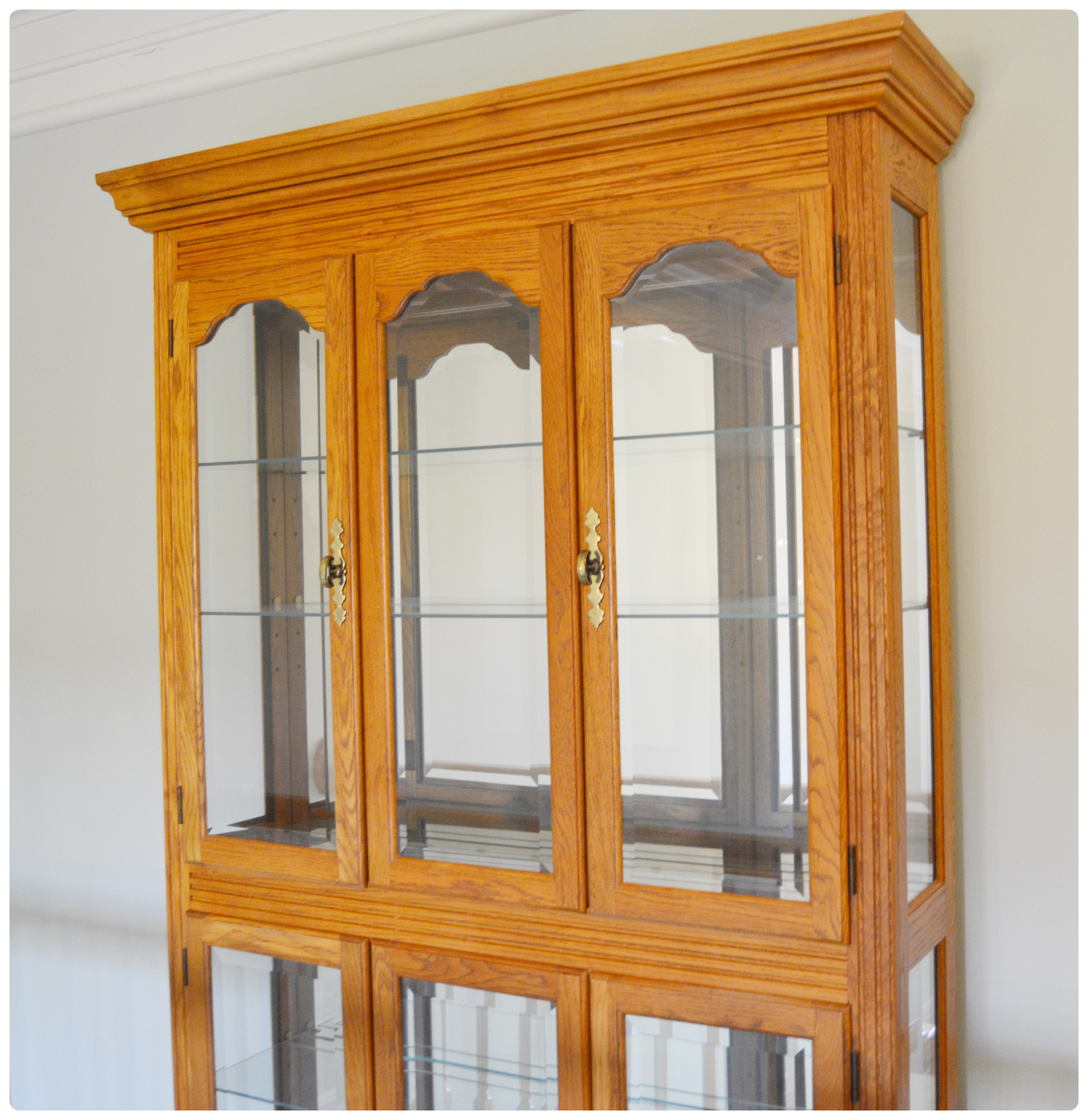 Oak China Display Contemporary EBTH