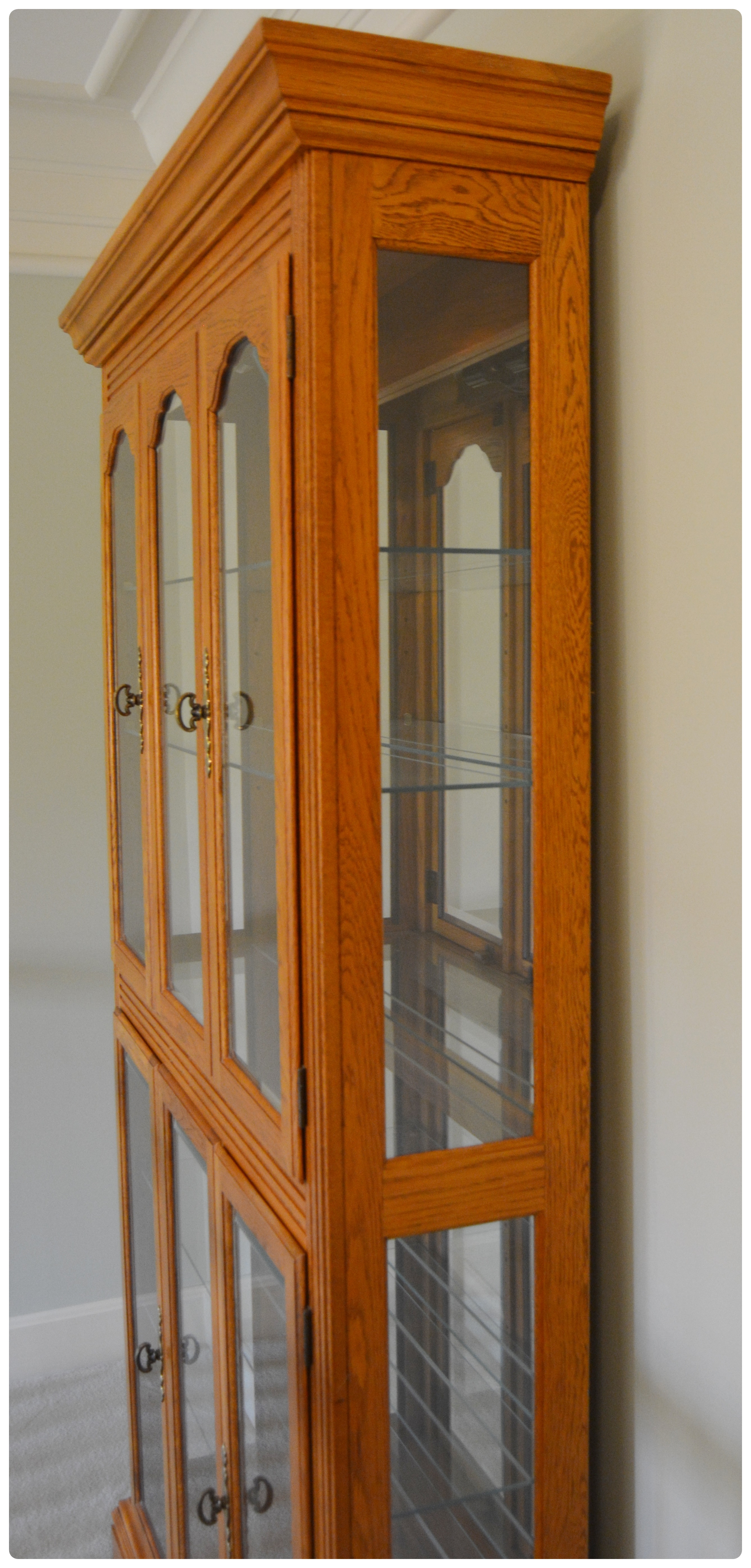 Oak China Display Contemporary EBTH