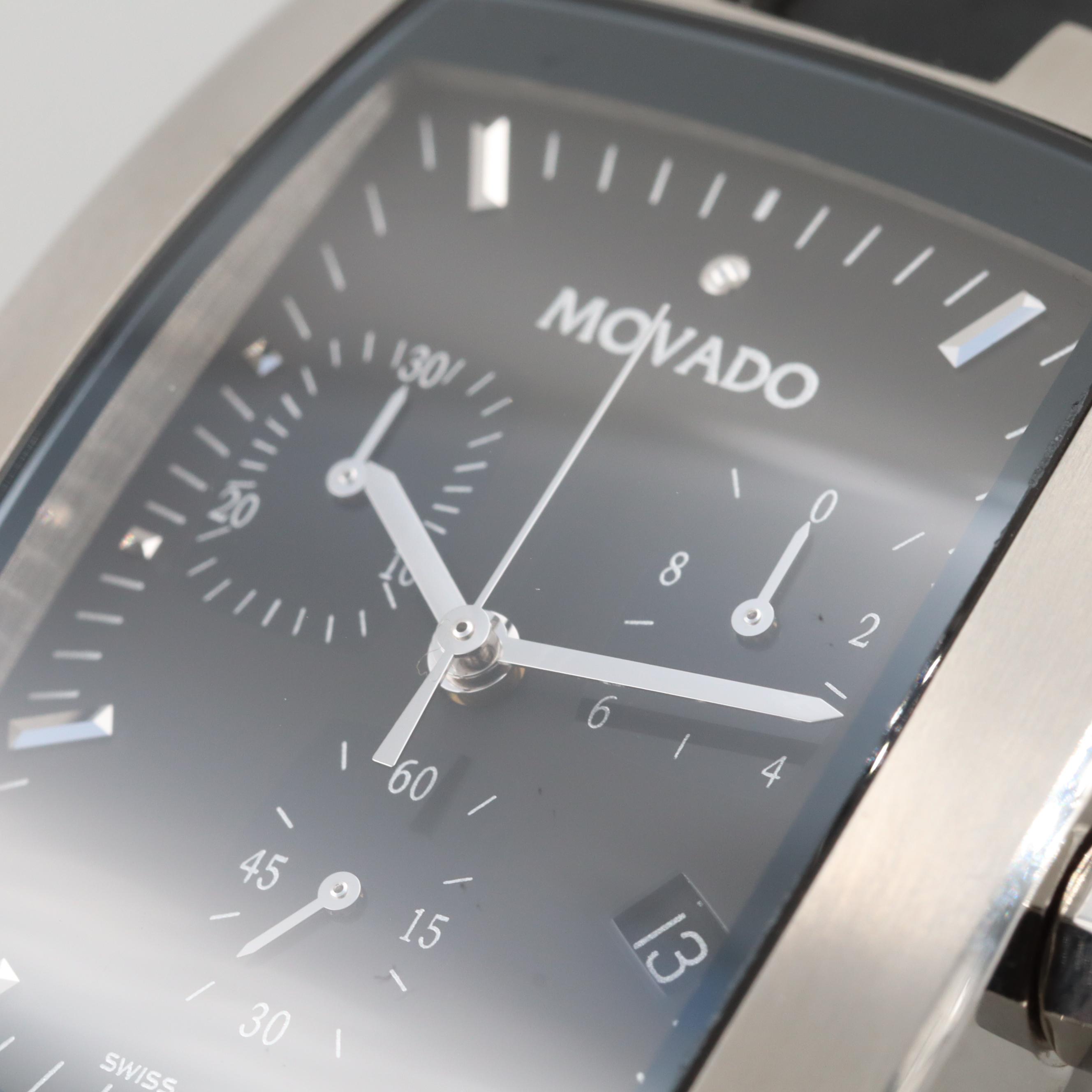 Movado Eliro Stainless Steel Quartz Chronograph Wristwatch | EBTH