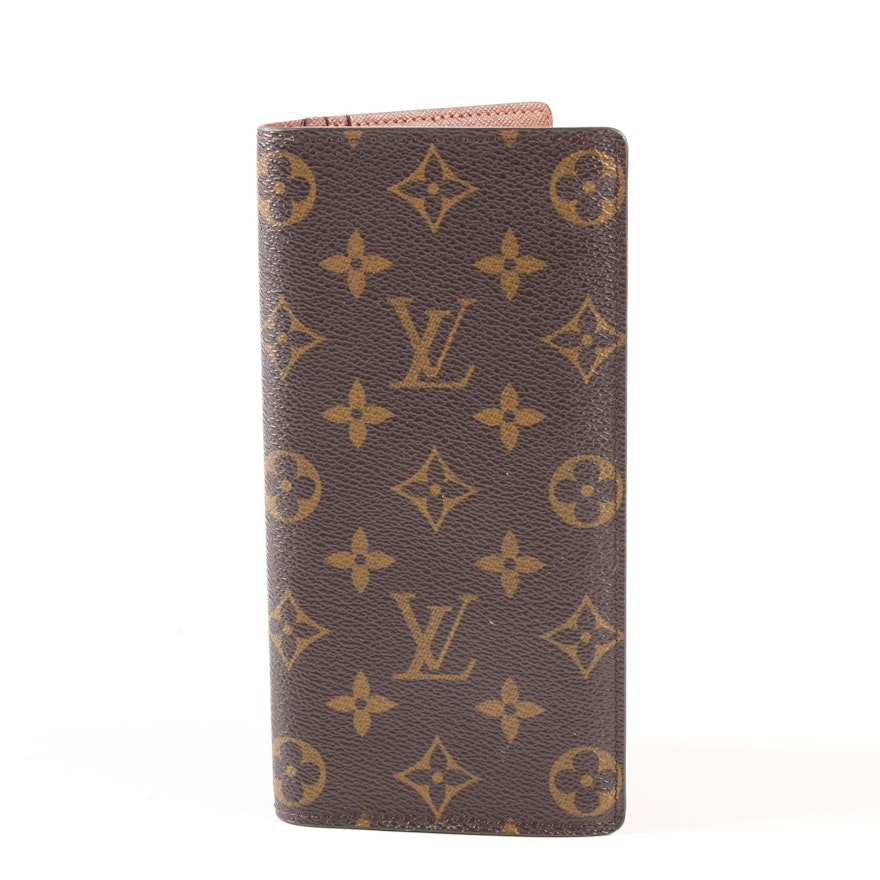 Louis Vuitton Paris Brazza Wallet in Monogram Canvas and Taiga Leather | EBTH
