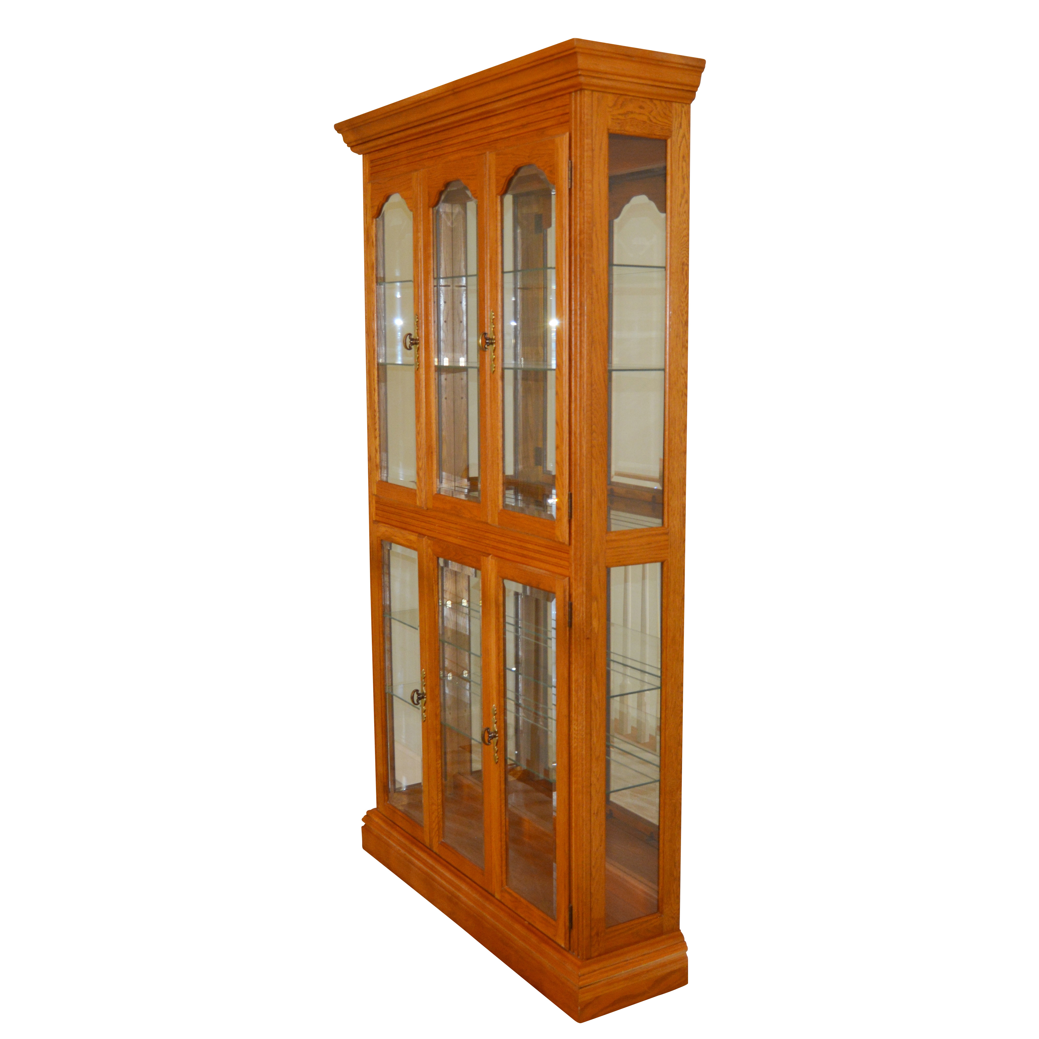 Oak China Display Contemporary EBTH