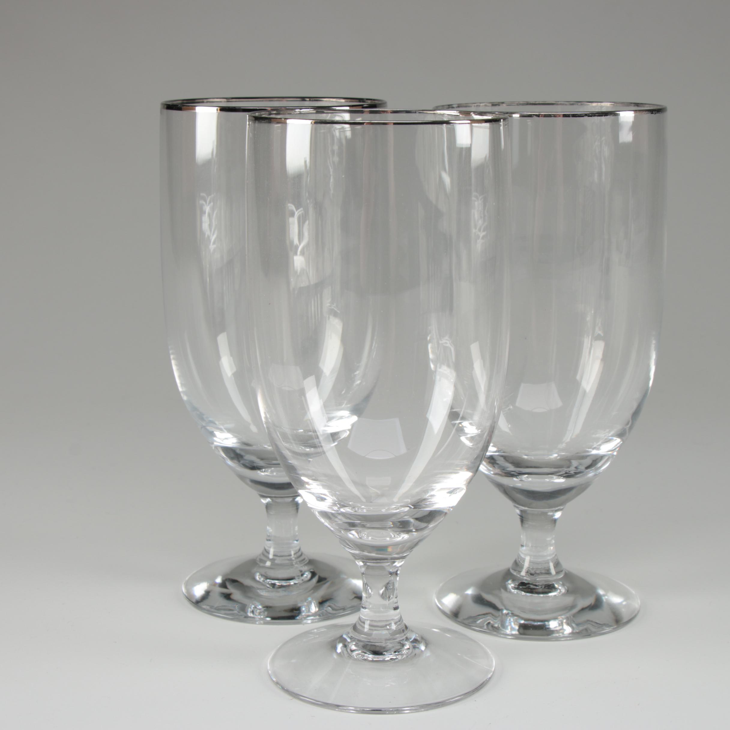 Fostoria "Invitation" Crystal Iced Tea Glasses EBTH