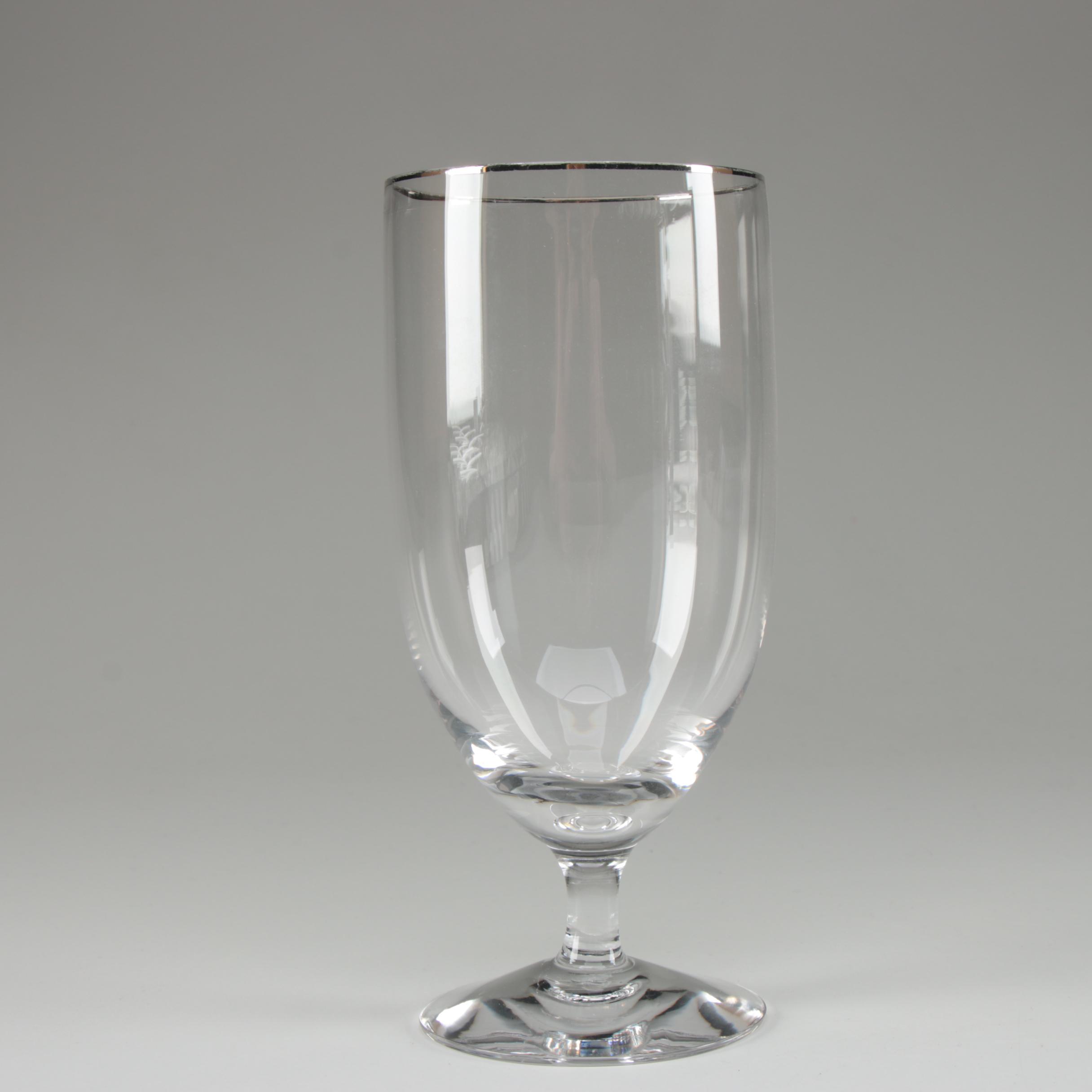 Fostoria "Invitation" Crystal Iced Tea Glasses EBTH