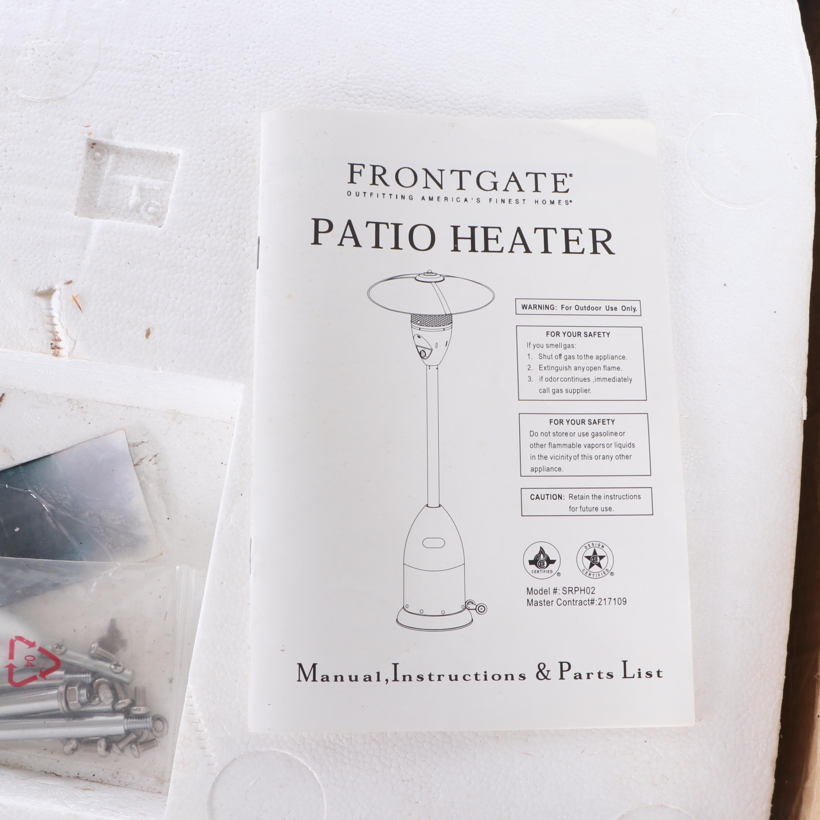 Frontgate Stainless Steel Patio Heater EBTH