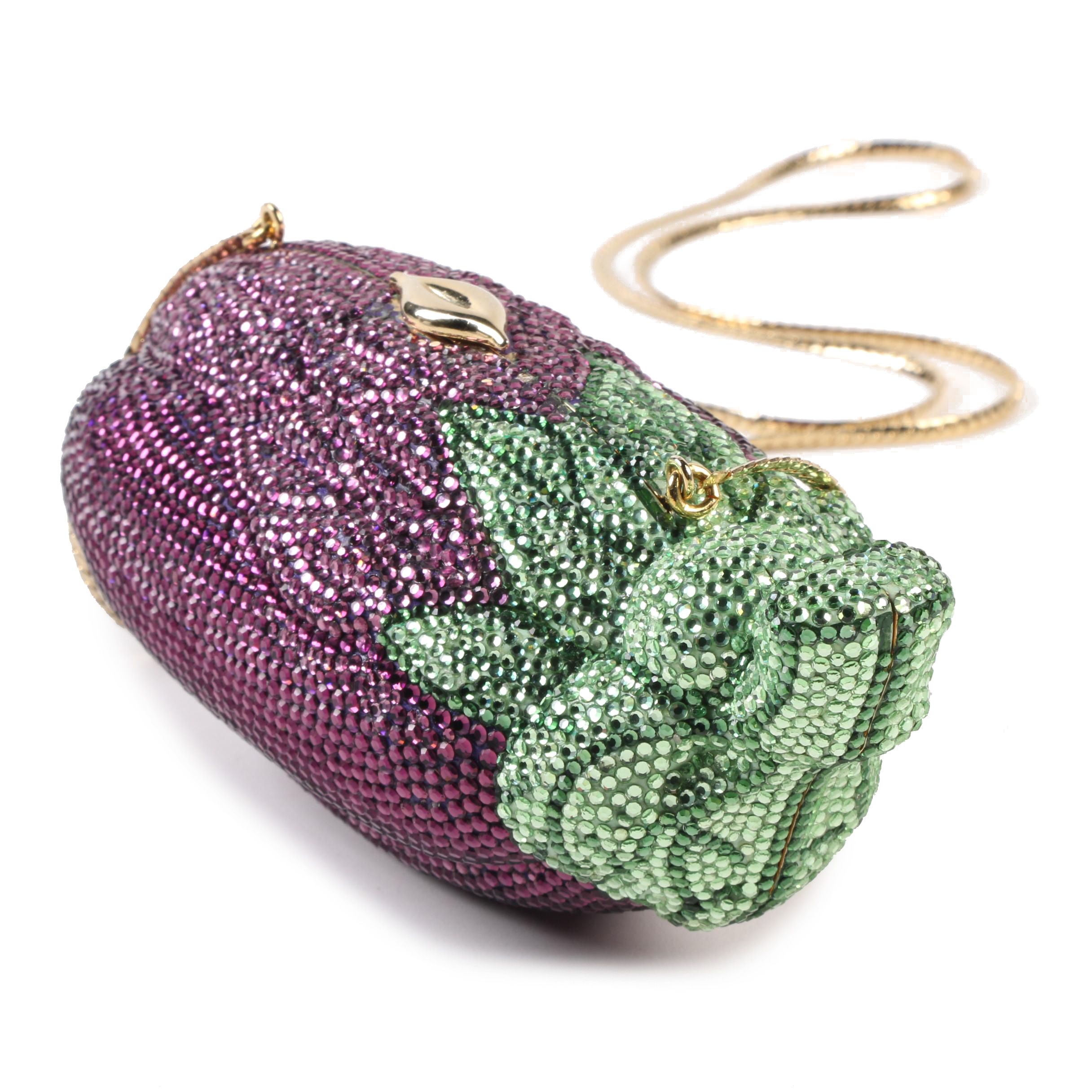 judith leiber eggplant purse