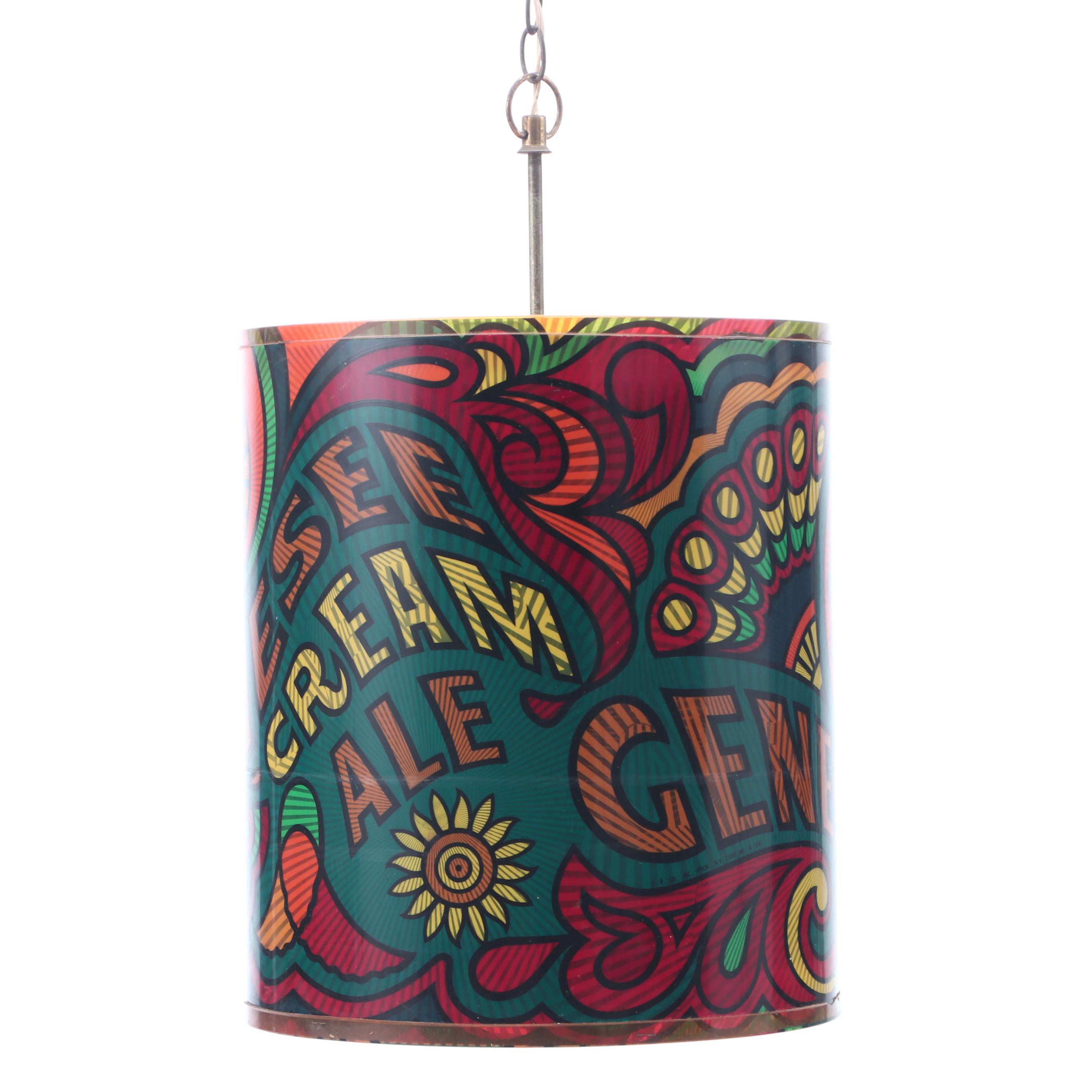 Genesee Cream Ale Hanging Rotating Advertising Light, Circa 1970s EBTH