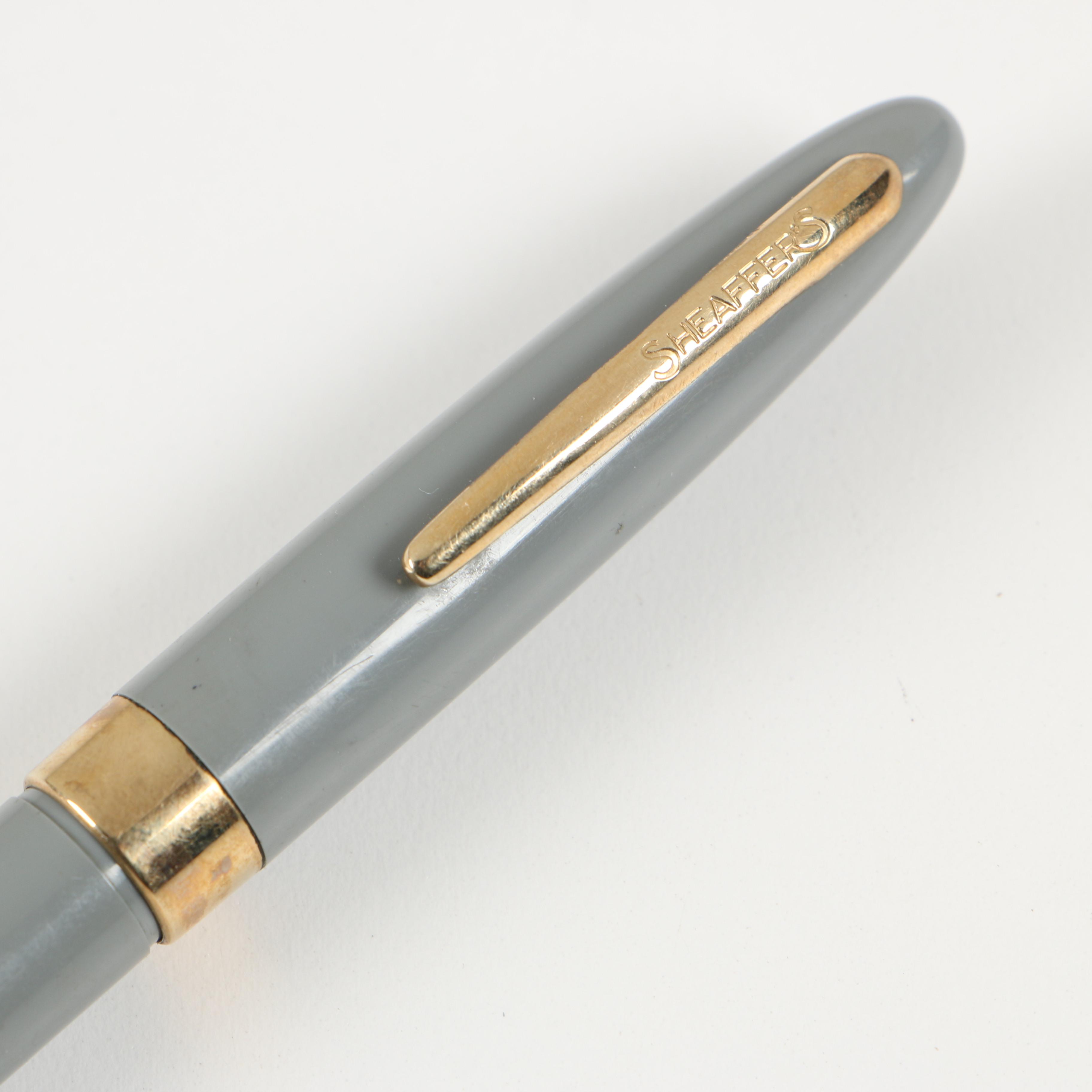 Sheaffer Snorkel Fountain Pen with 14K Gold Nib and Waterman Ideal