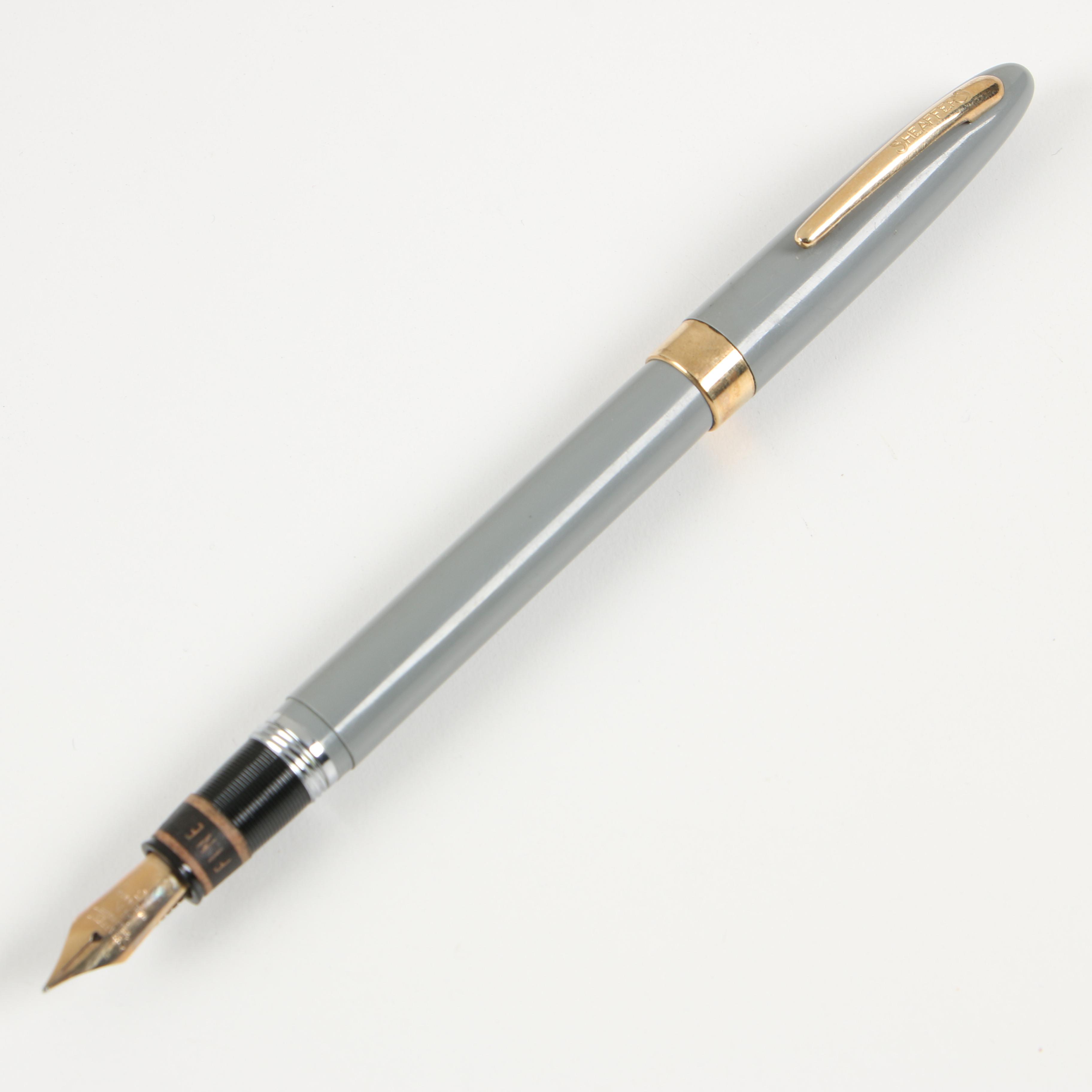 Sheaffer Snorkel Fountain Pen with 14K Gold Nib and Waterman Ideal