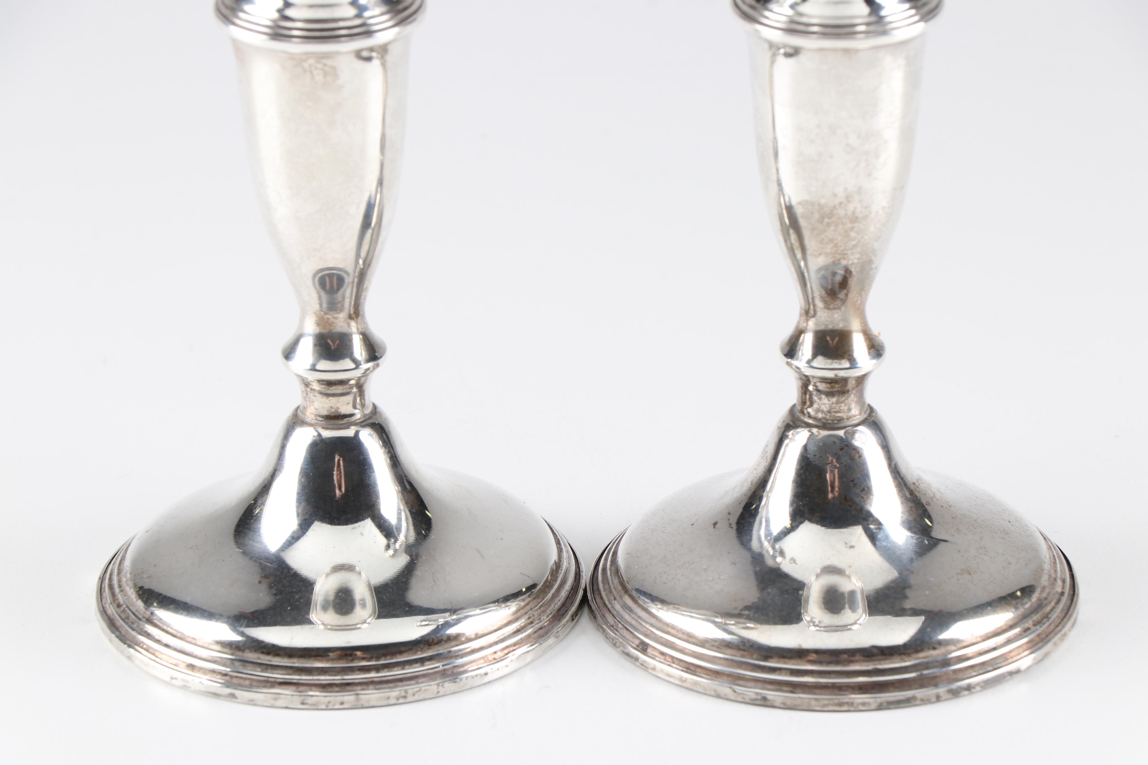 Empire Sterling Silver Weighted Candlesticks EBTH