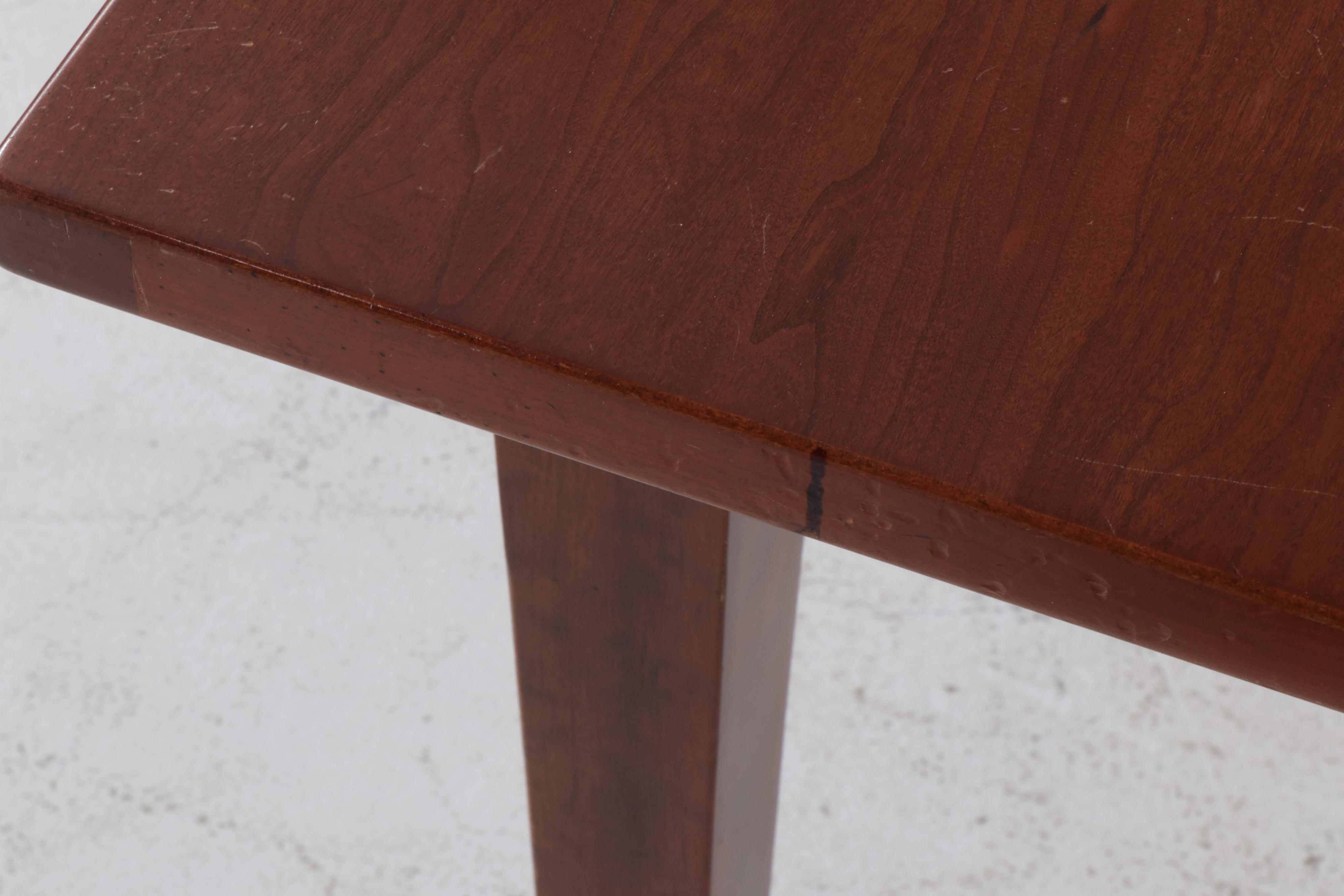 Hickory Chair Wood Dining Table with Arhaus Wood and Fabric Chairs EBTH